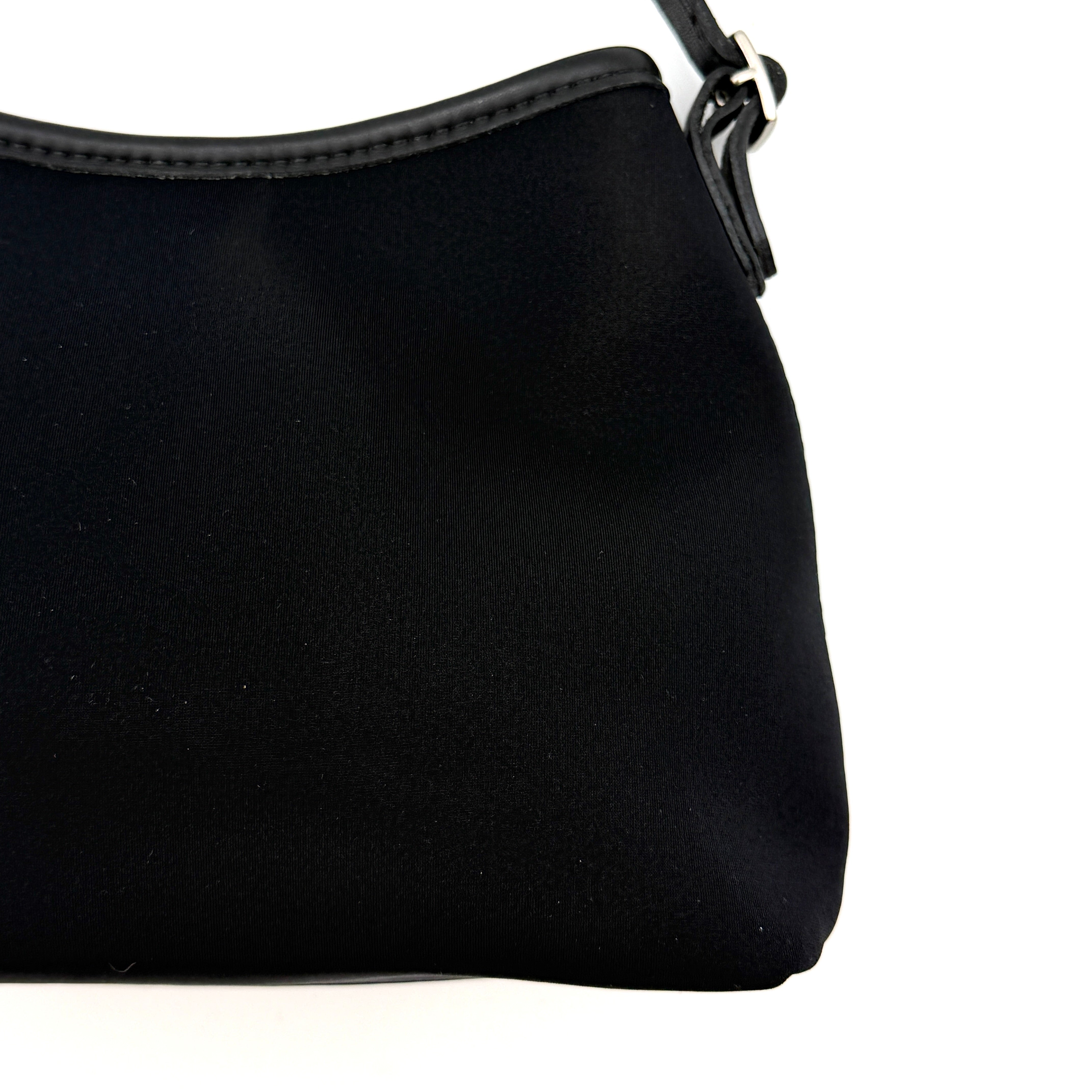 Coach Neoprene Hobo Mini Bag Black