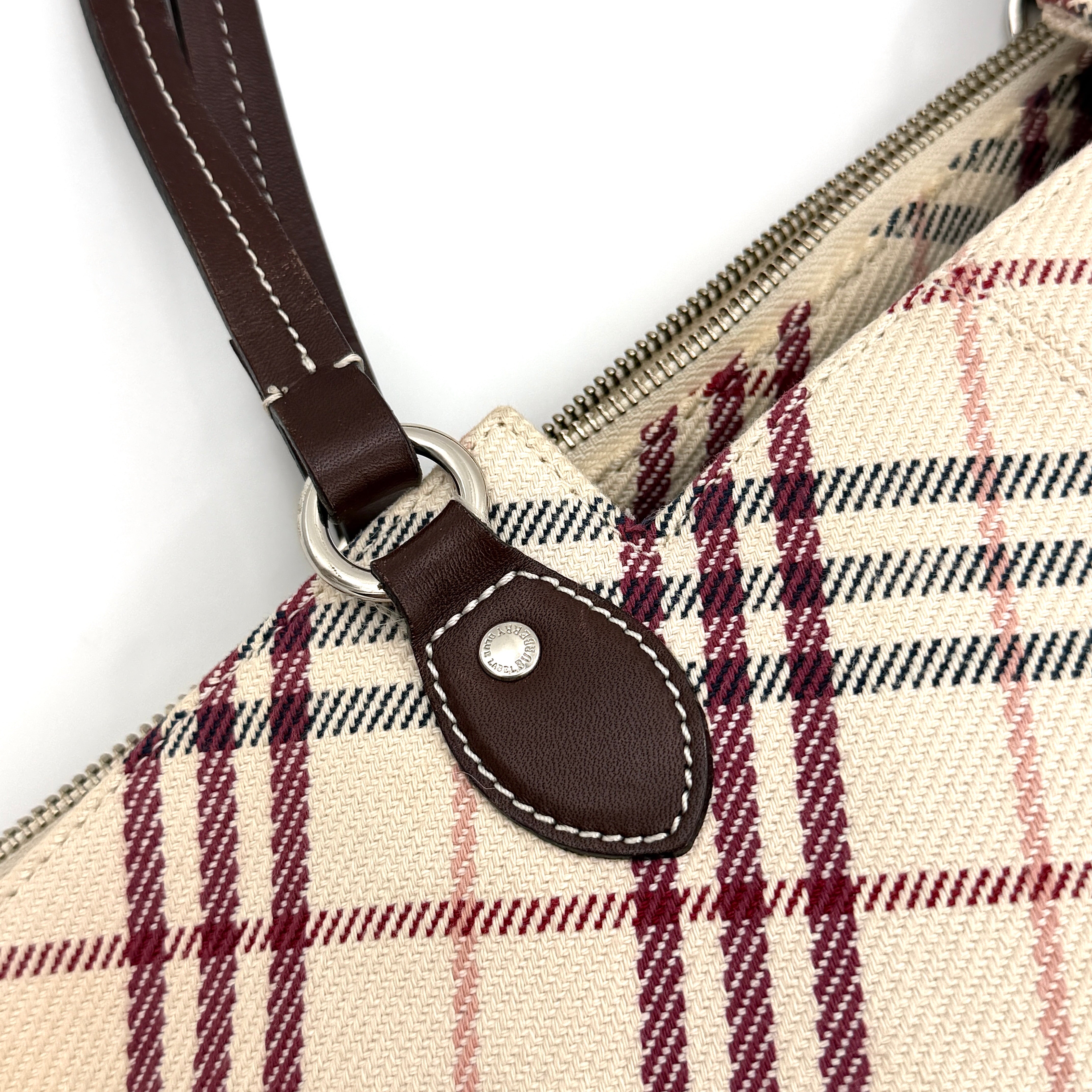 Burberry Nova Check Shoulder Bag Beige