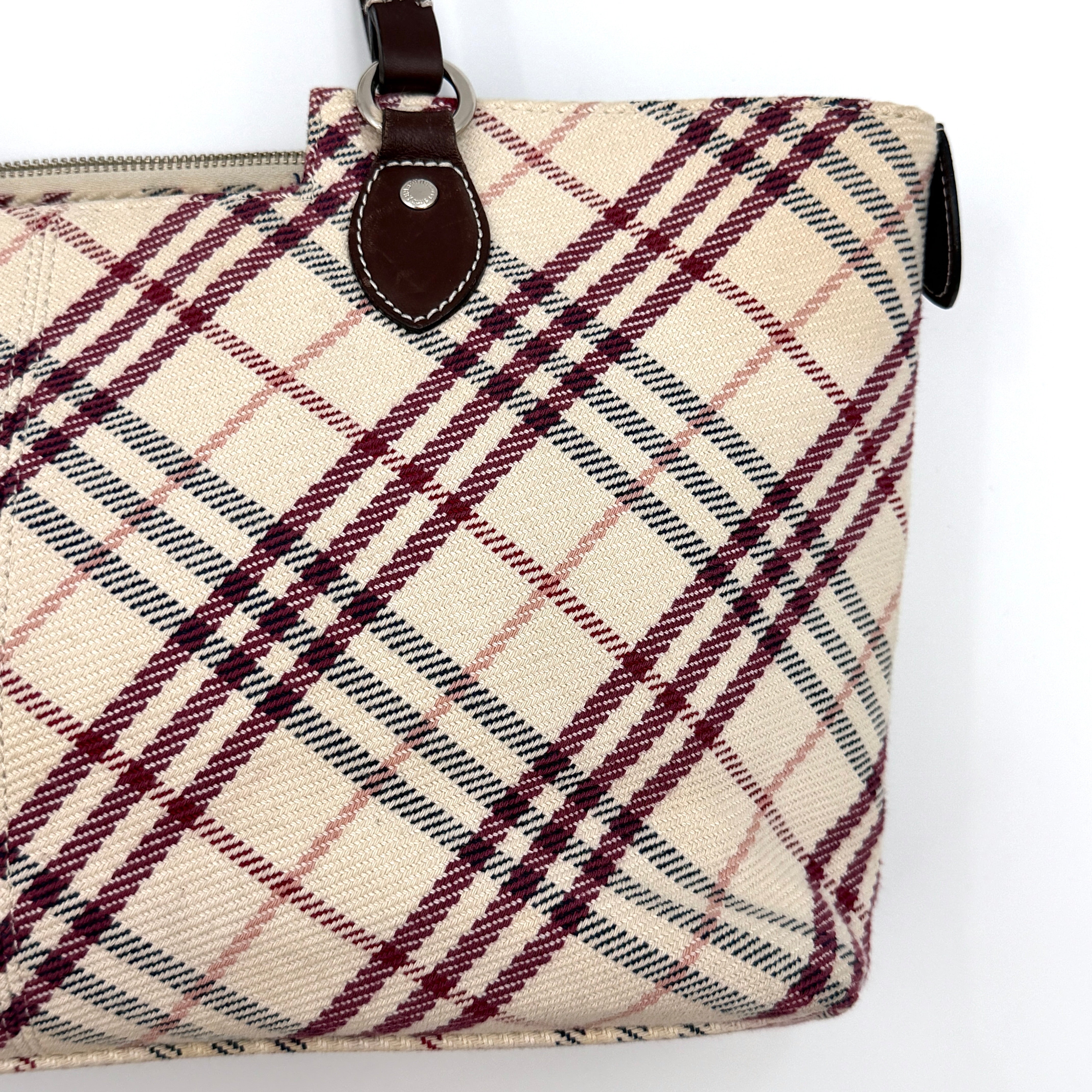 Burberry Nova Check Shoulder Bag Beige