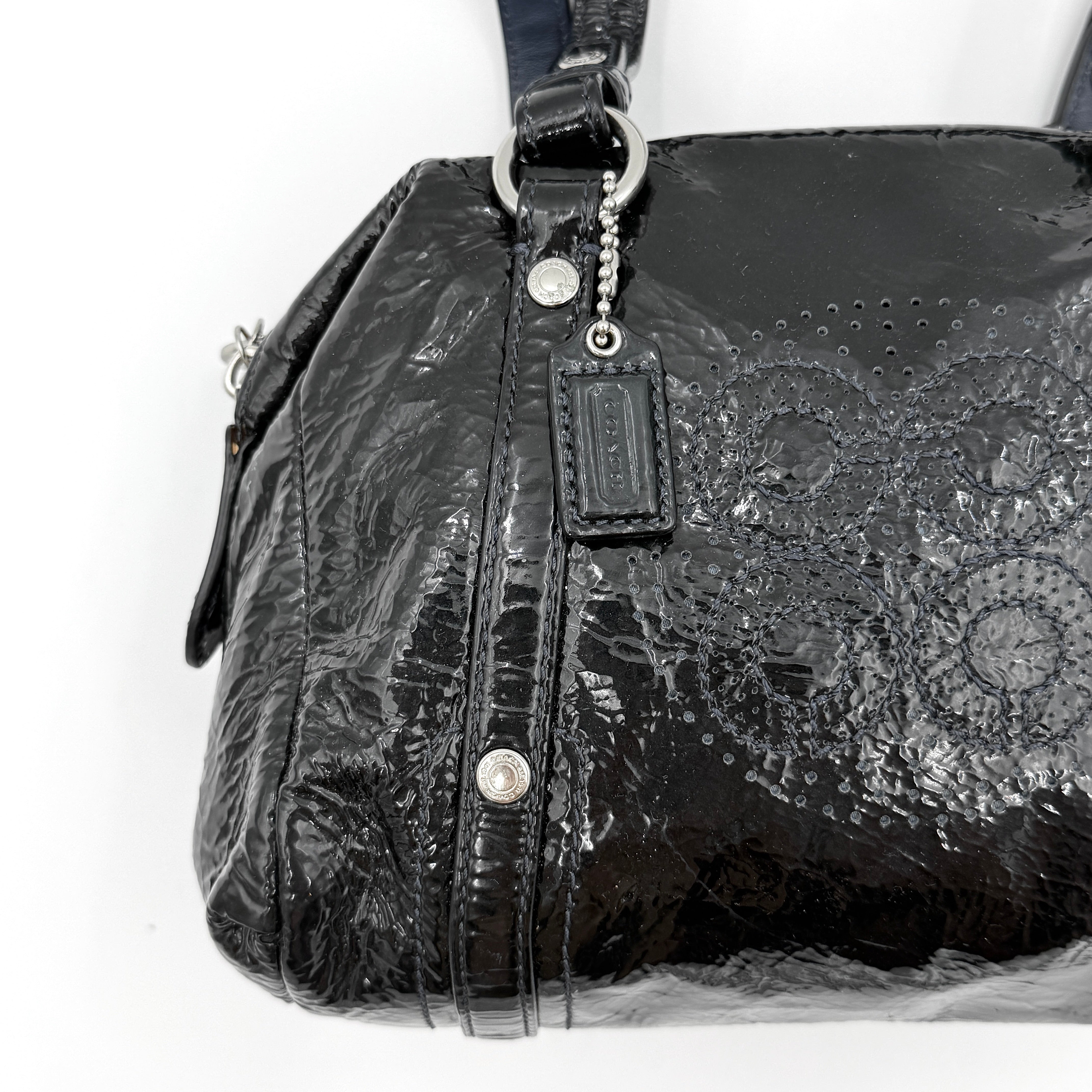 Coach Aubrey Mini Satchel Bag Black