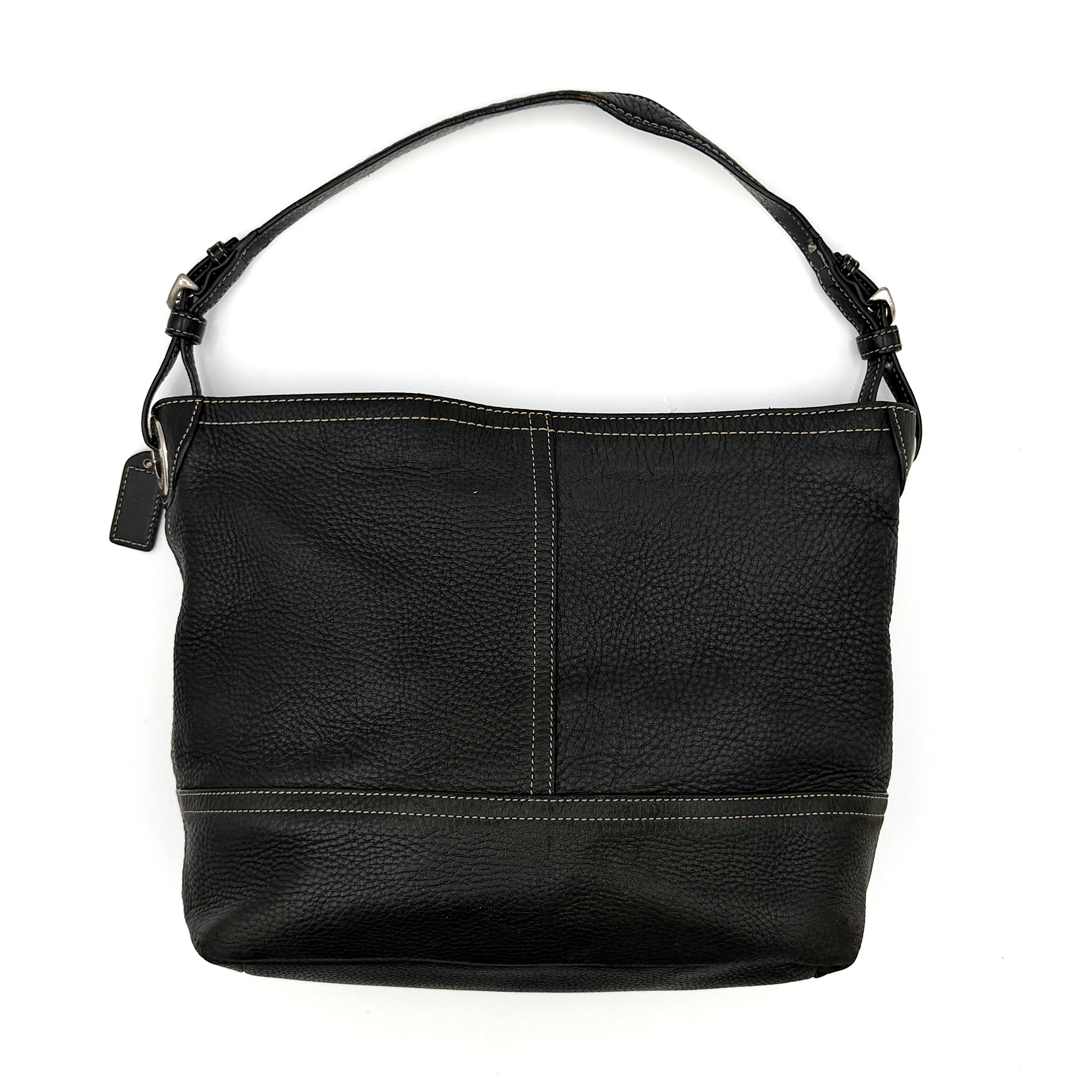 Coach Slouchy Hobo Shoulder Bag Black