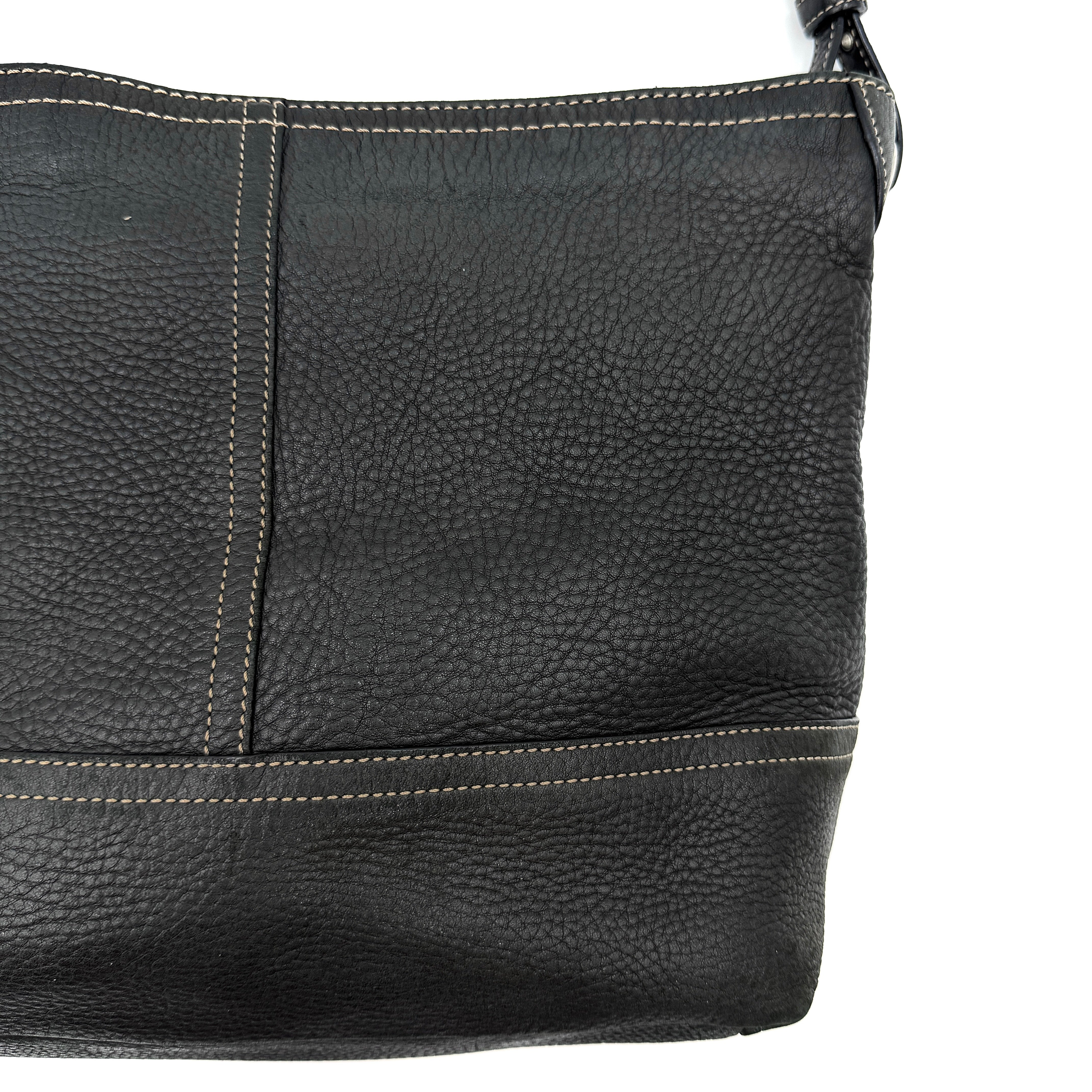 Coach Slouchy Hobo Shoulder Bag Black
