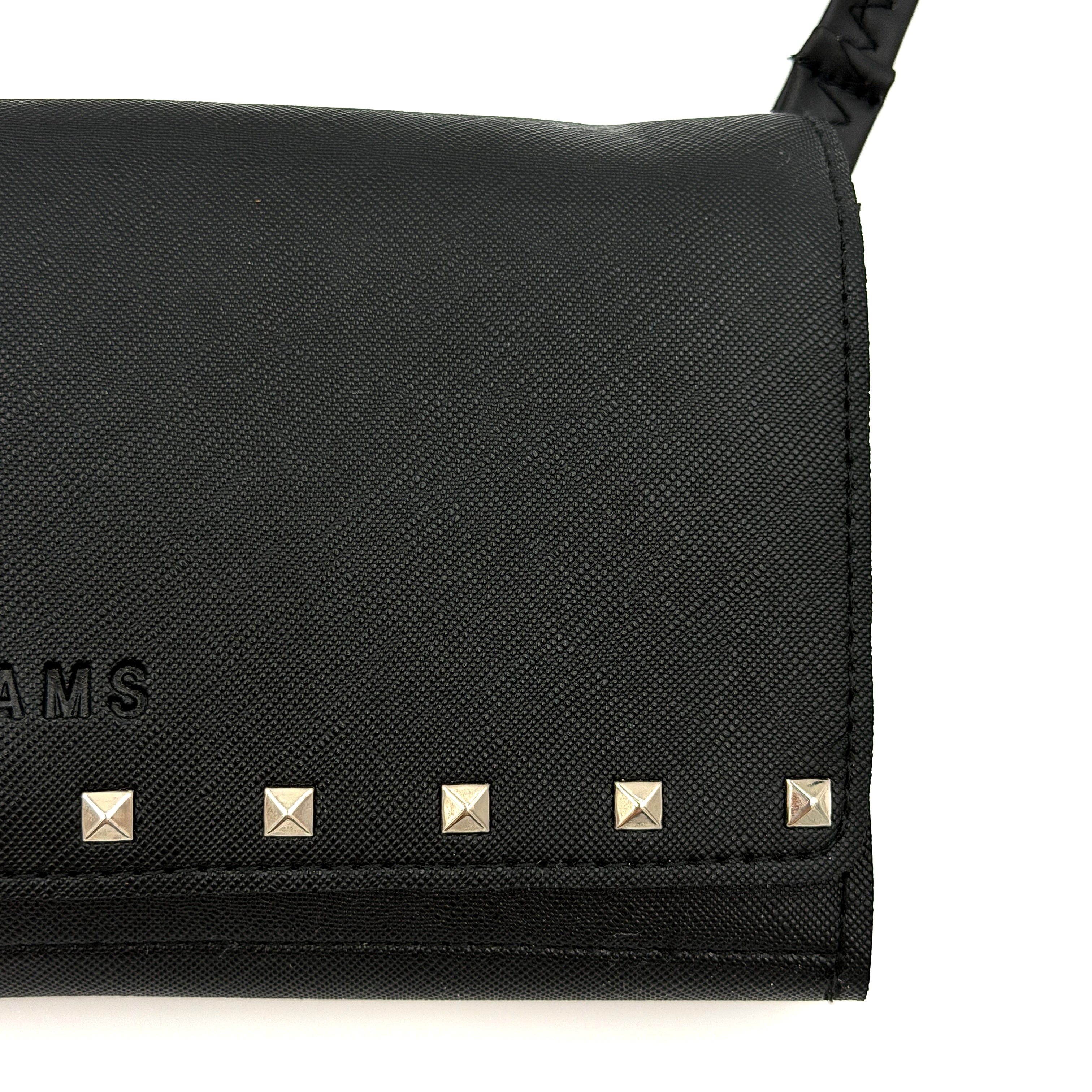 BEAMS Studded Crossbody Bag Black