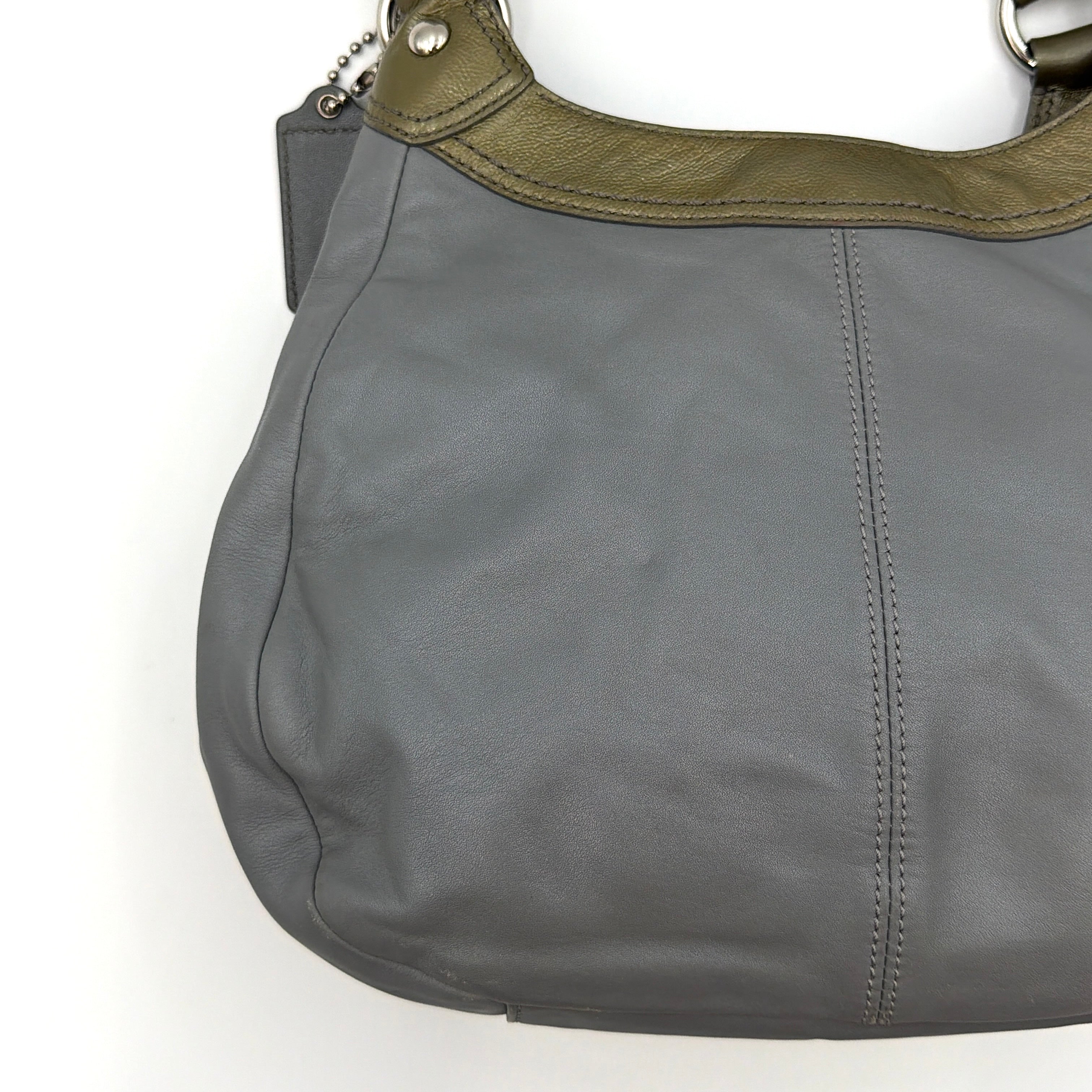 Coach Y2K Soho Lynn Hobo Shoulder Bag Grey