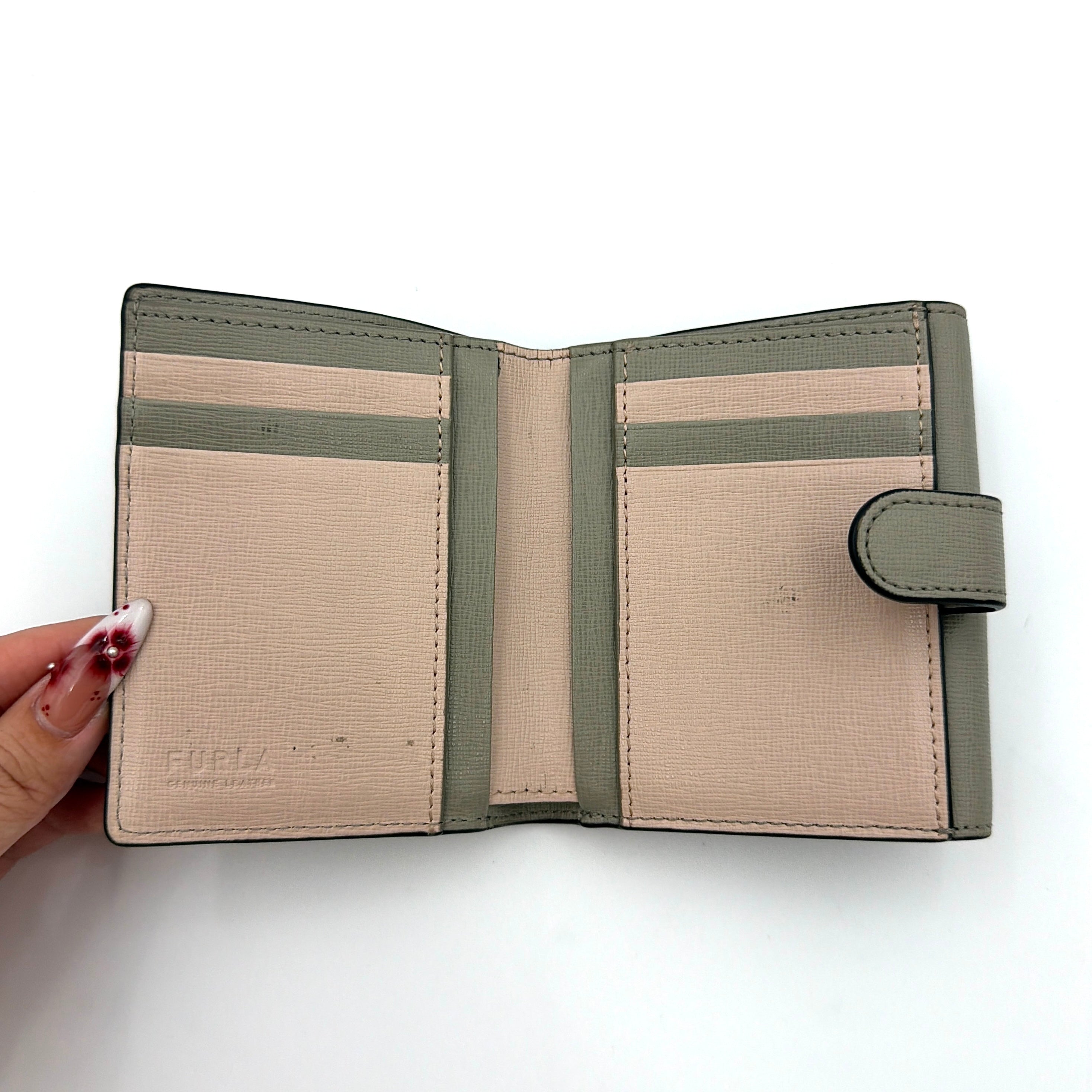 Furla Camelia Compact Wallet Grey