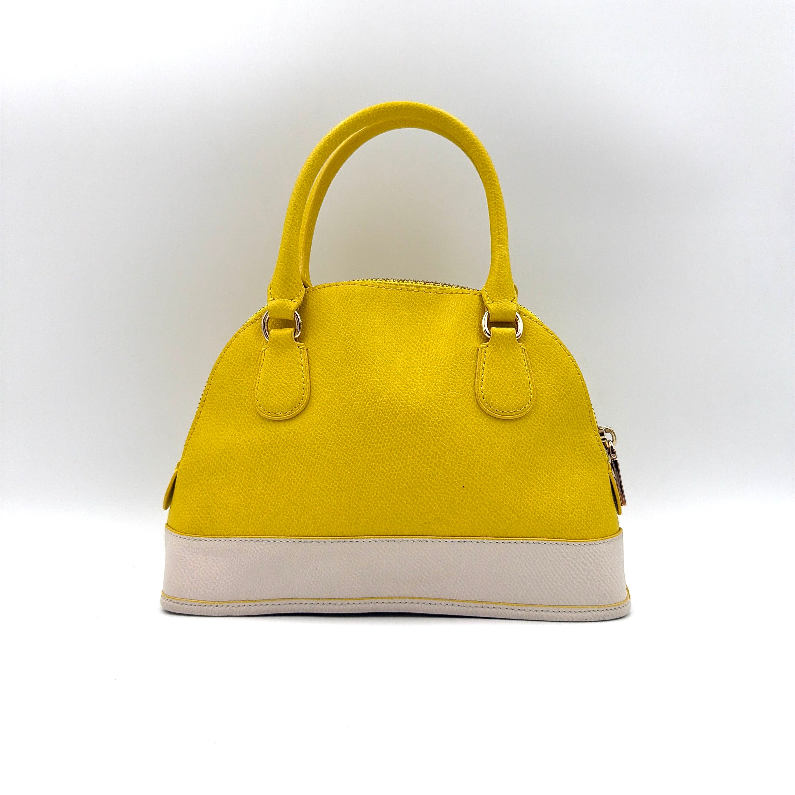 Coach 2Way Mini Cora Domed Handbag Yellow