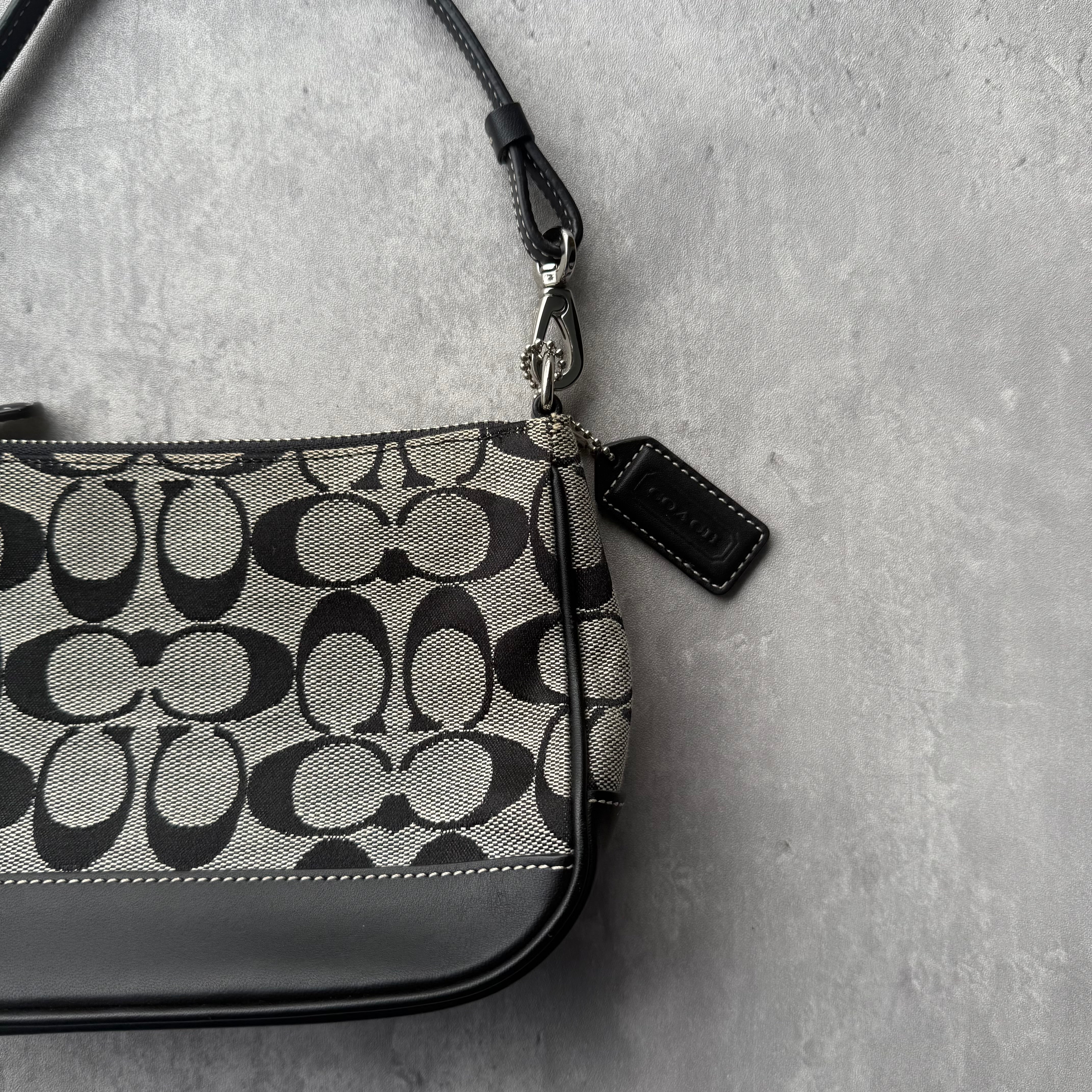 Coach Y2K Demi Shoulder Bag Grey/Black