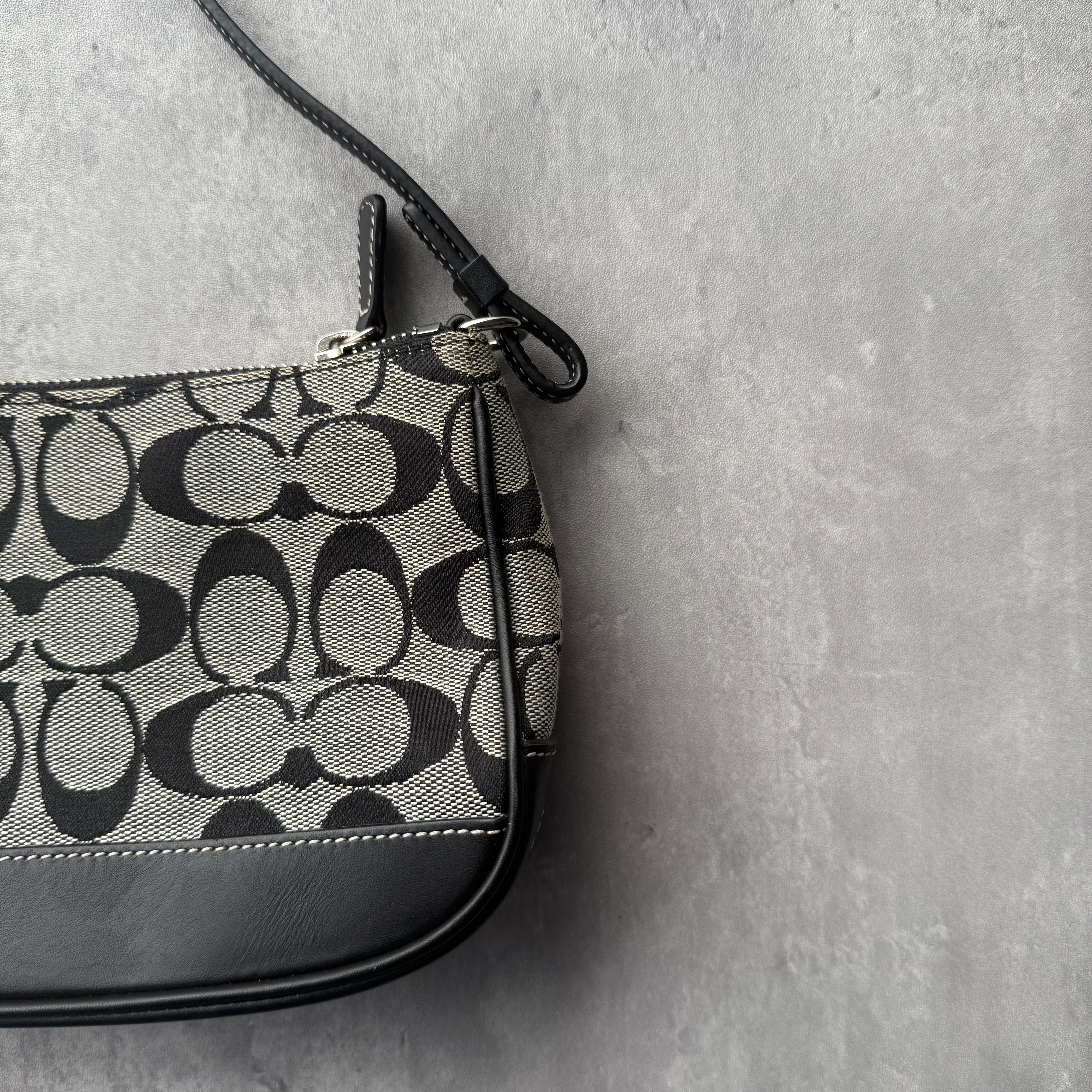 Coach Y2K Demi Shoulder Bag Grey/Black