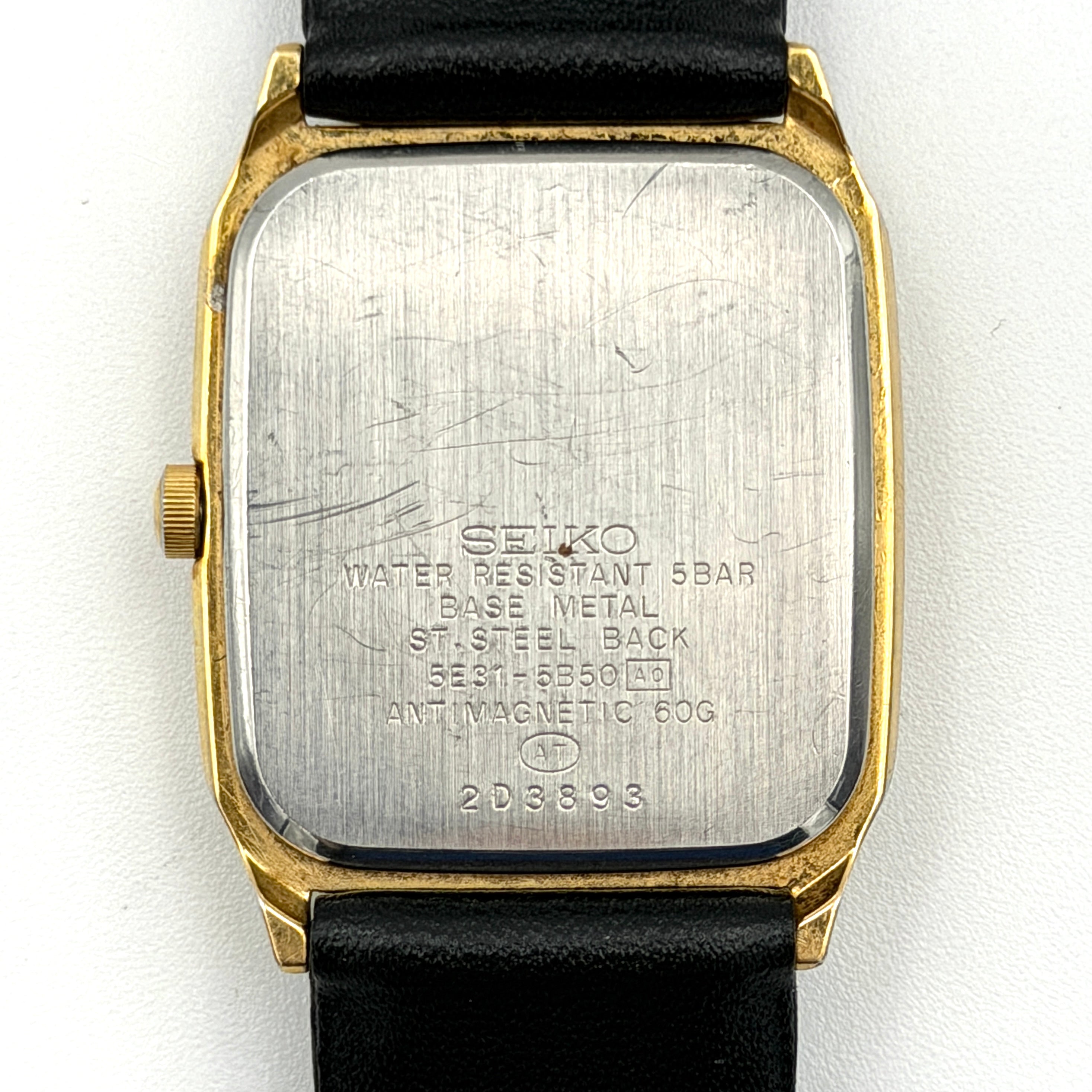 Seiko Spirit 5E31-5B50 Watch Gold