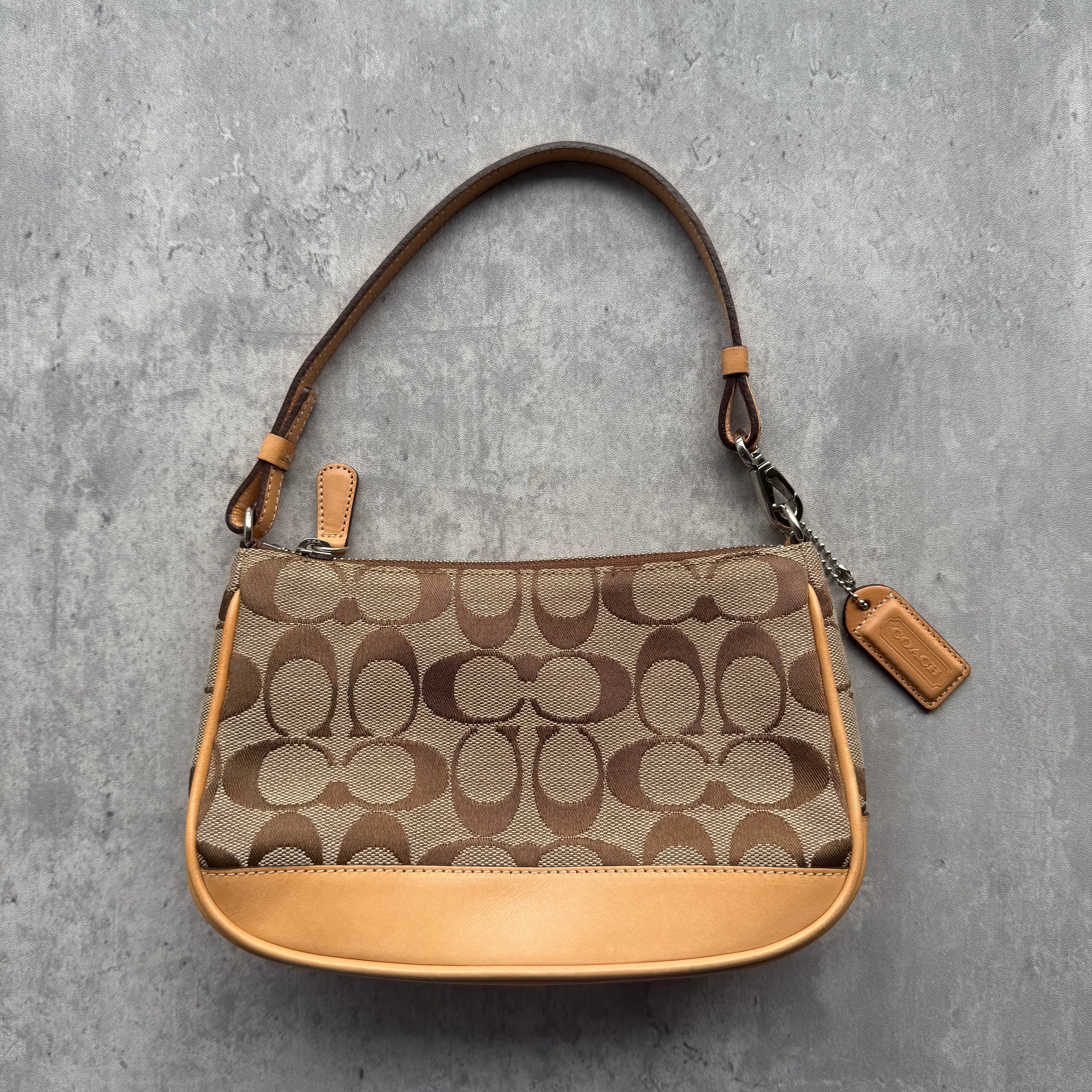 Coach Y2K Demi Shoulder Bag Tan