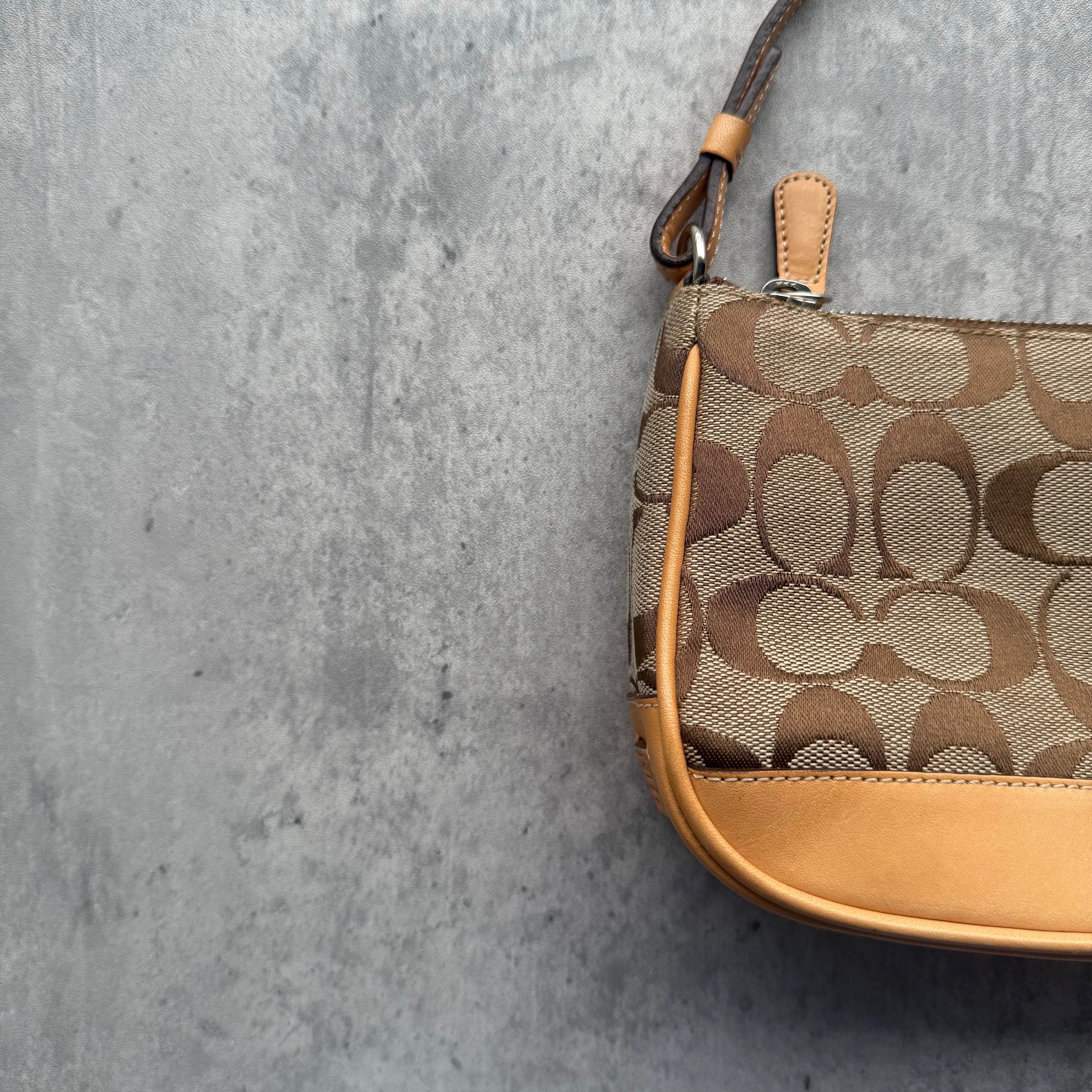 Coach Y2K Demi Shoulder Bag Tan