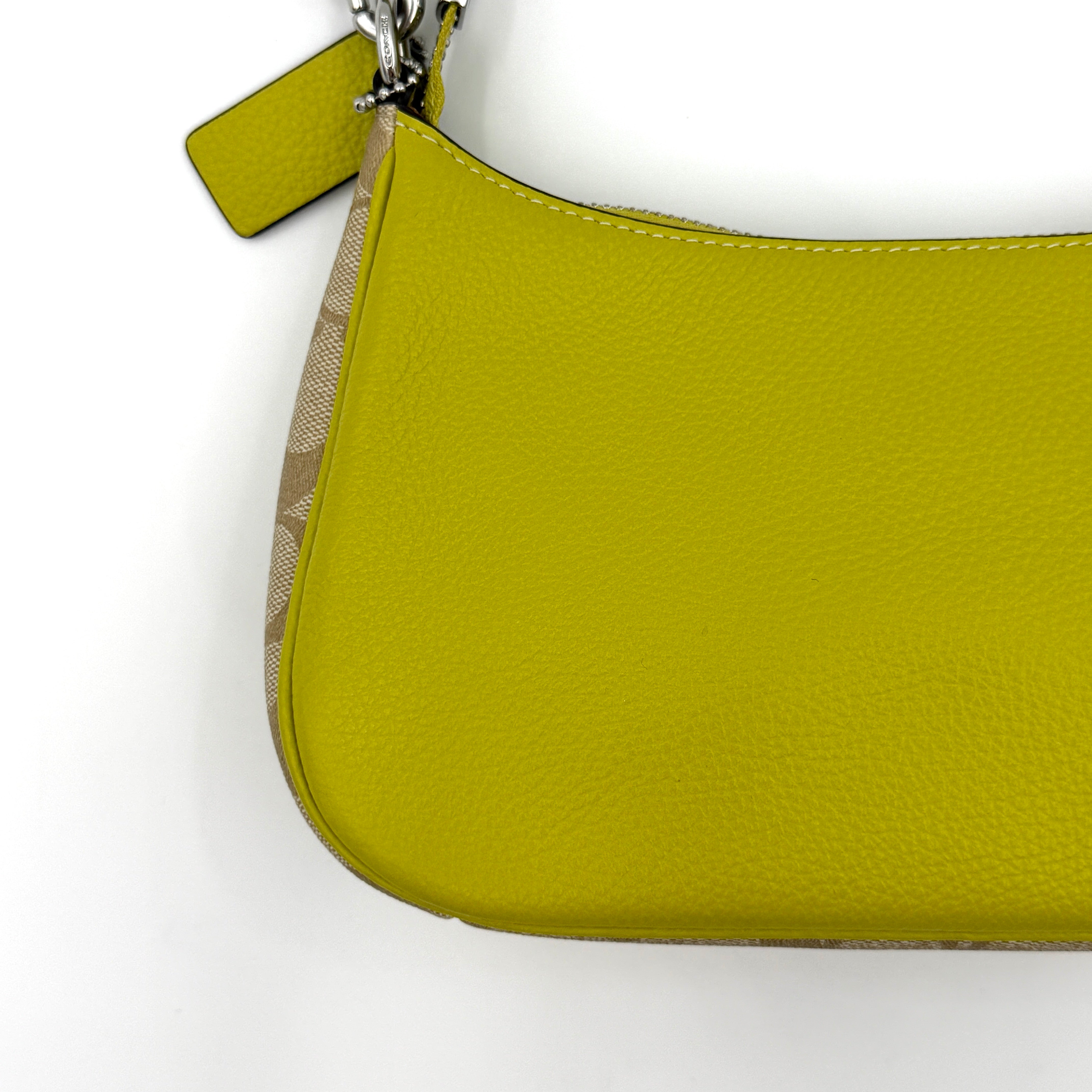 Coach Teri Shoulder Bag Lime Green