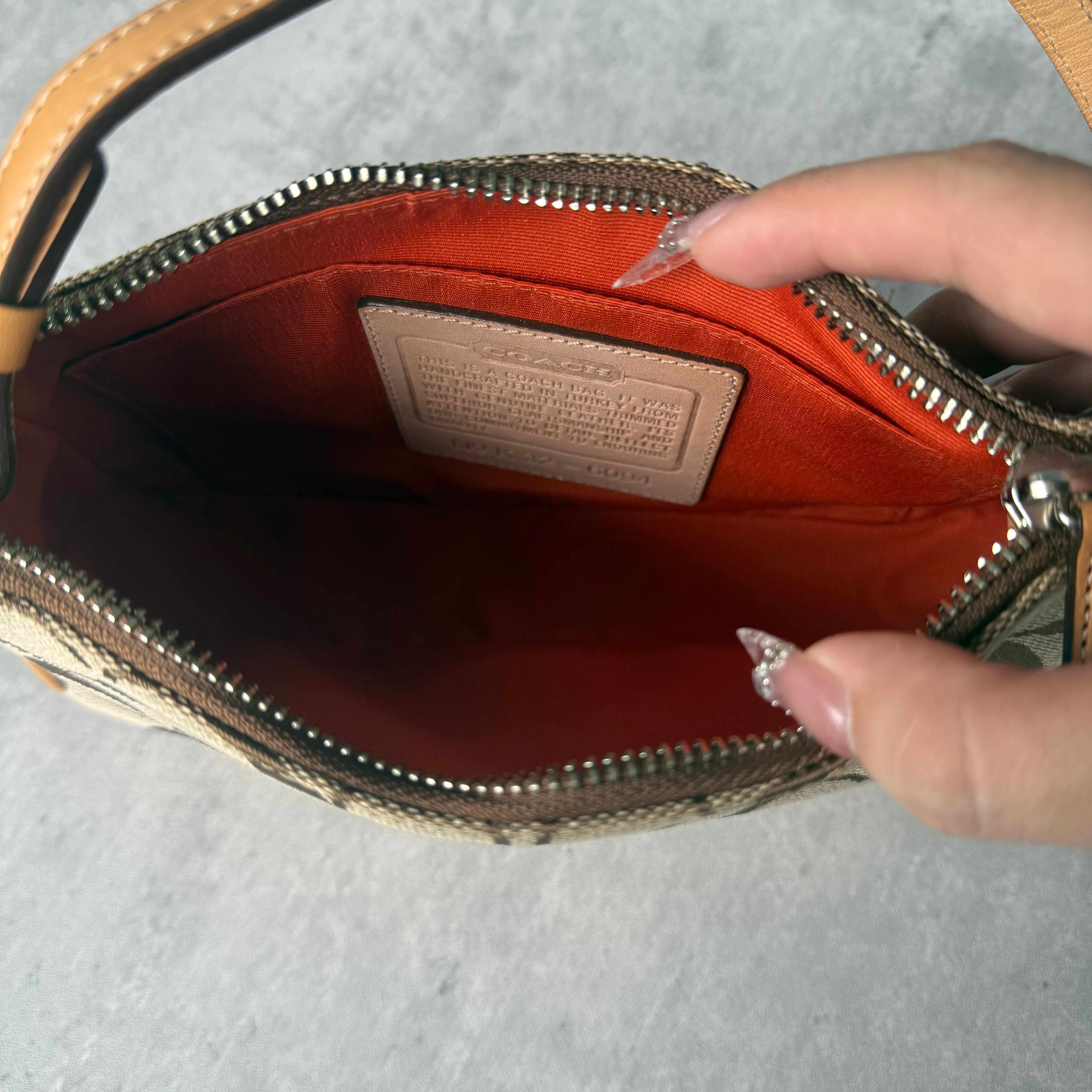 Coach Y2K Demi Shoulder Bag Tan