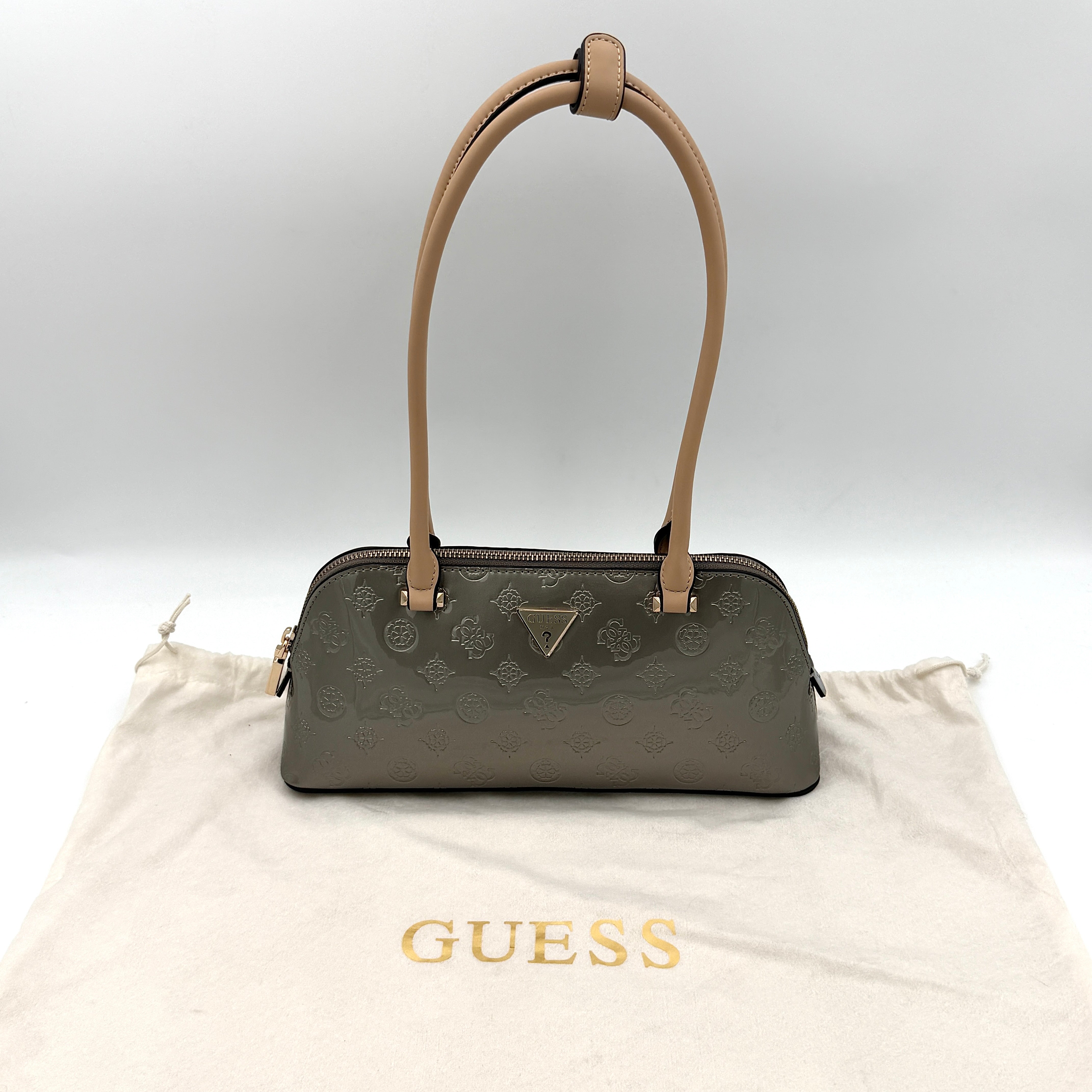 Guess USA Arnela Shoulder Bag Silver