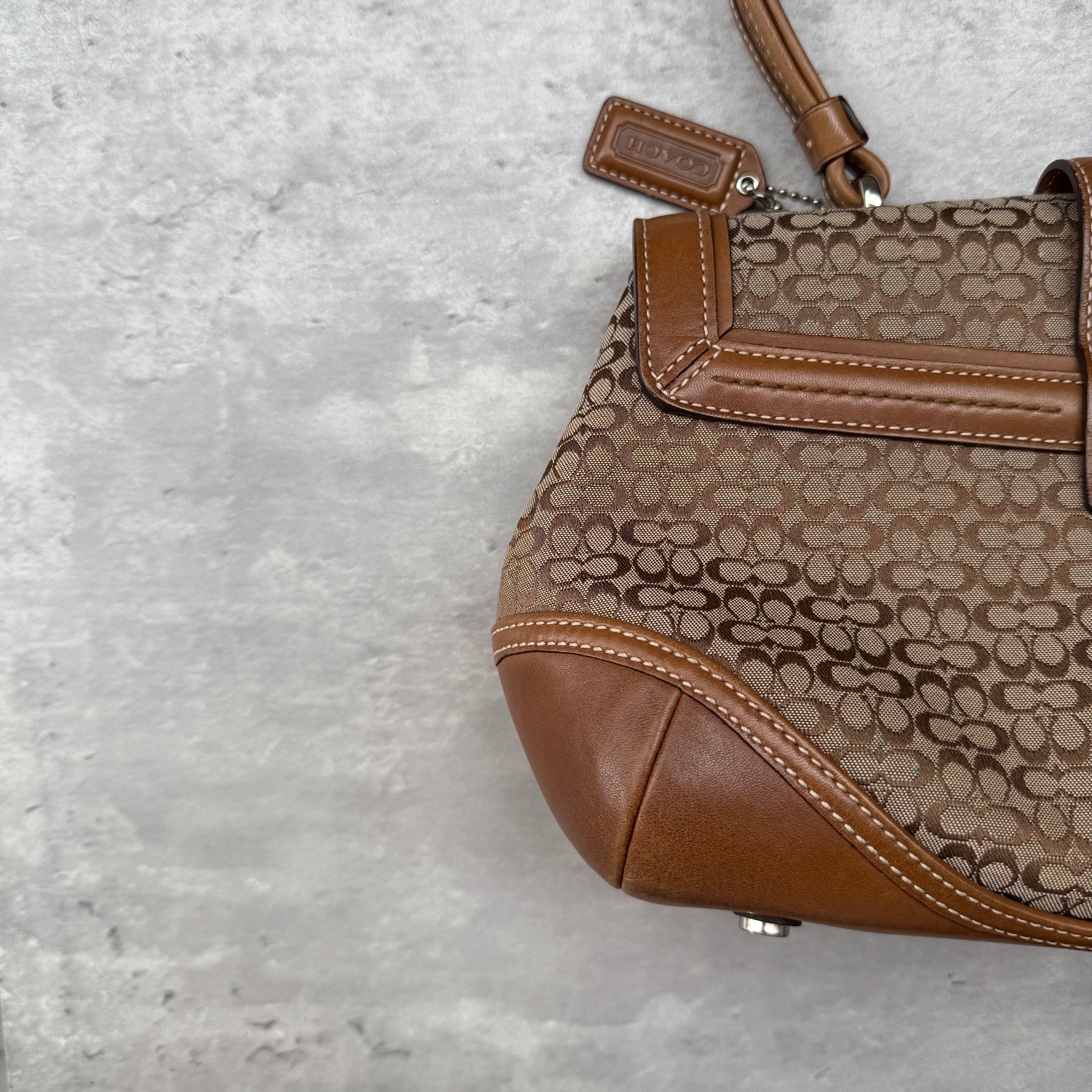 Coach Y2K Soho Shoulder Bag Tan