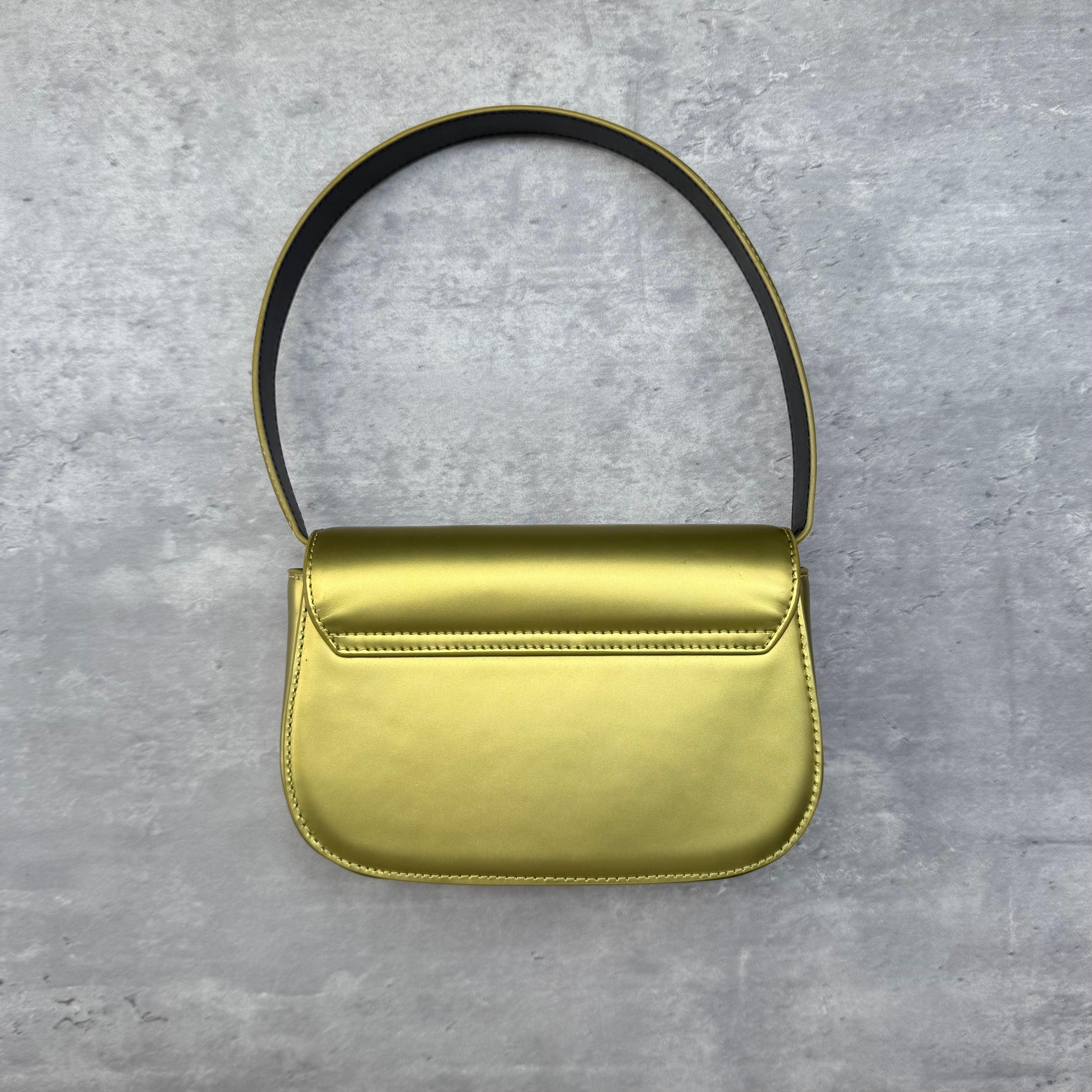 Diesel 1DR Shoulder Bag Matte Gold/Matte Black