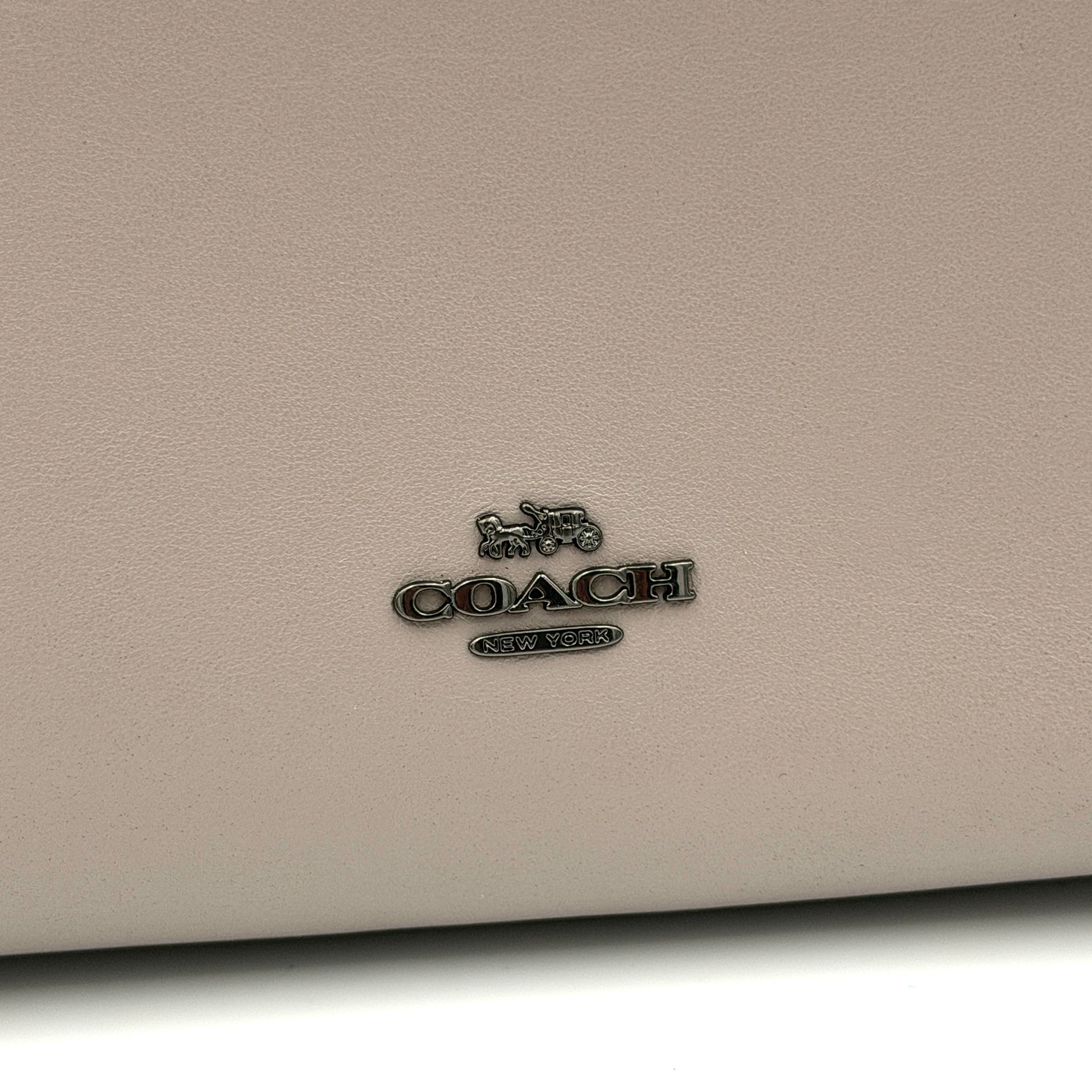 Coach 2Way Zoe Carryall Handbag Grey