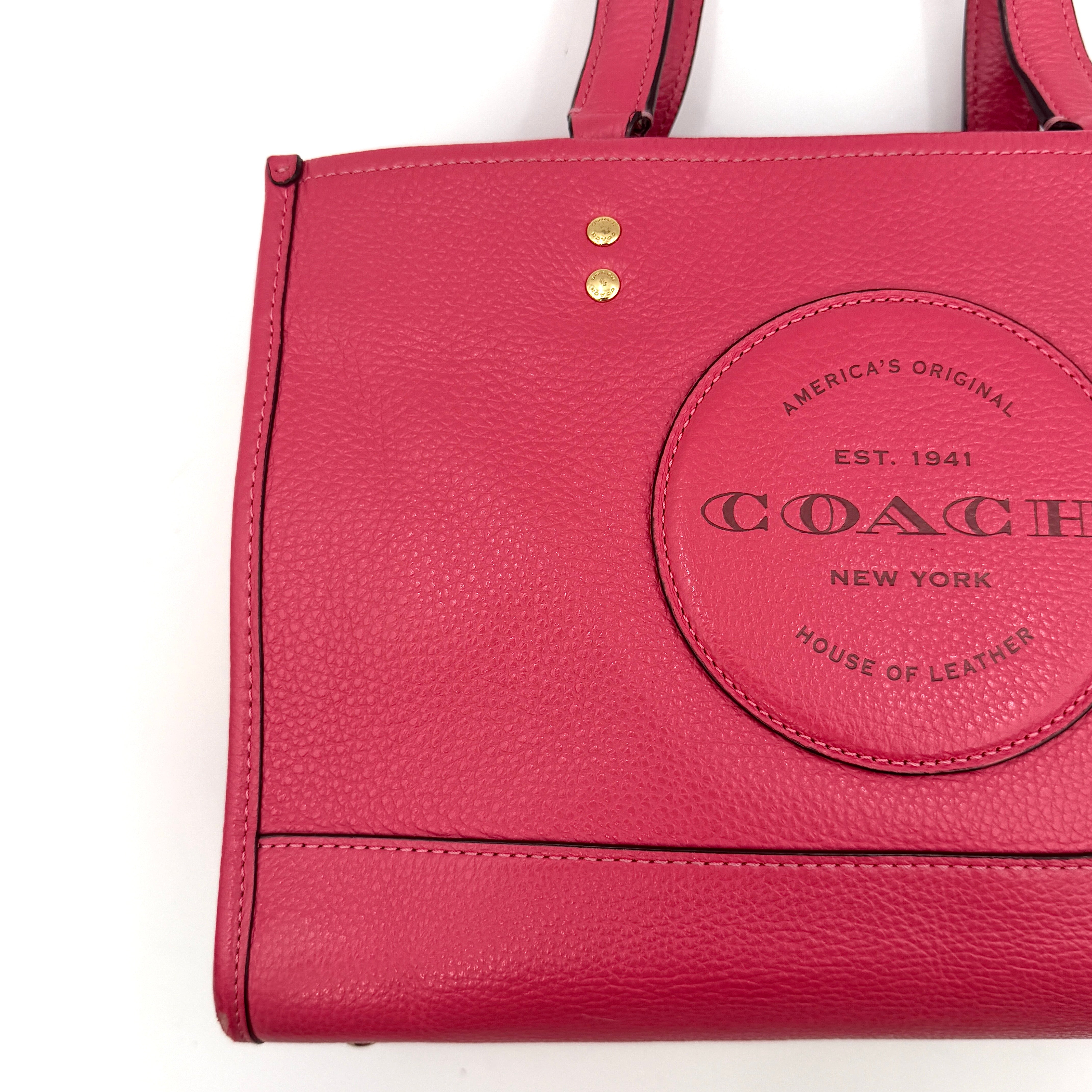 Coach 2Way Dempsey Carryall Tote Bag Pink