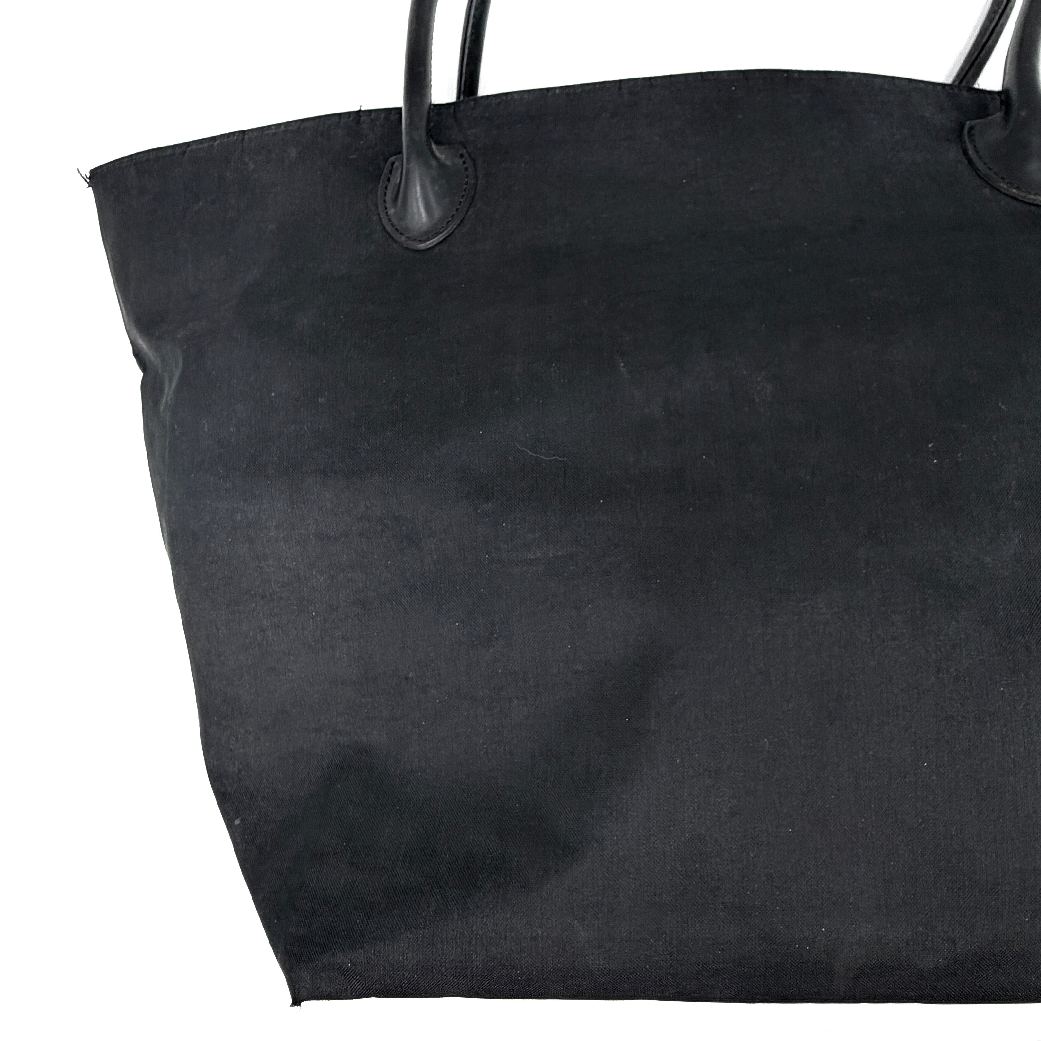 Burberry Nova Check Nylon Tote Bag Black/Beige