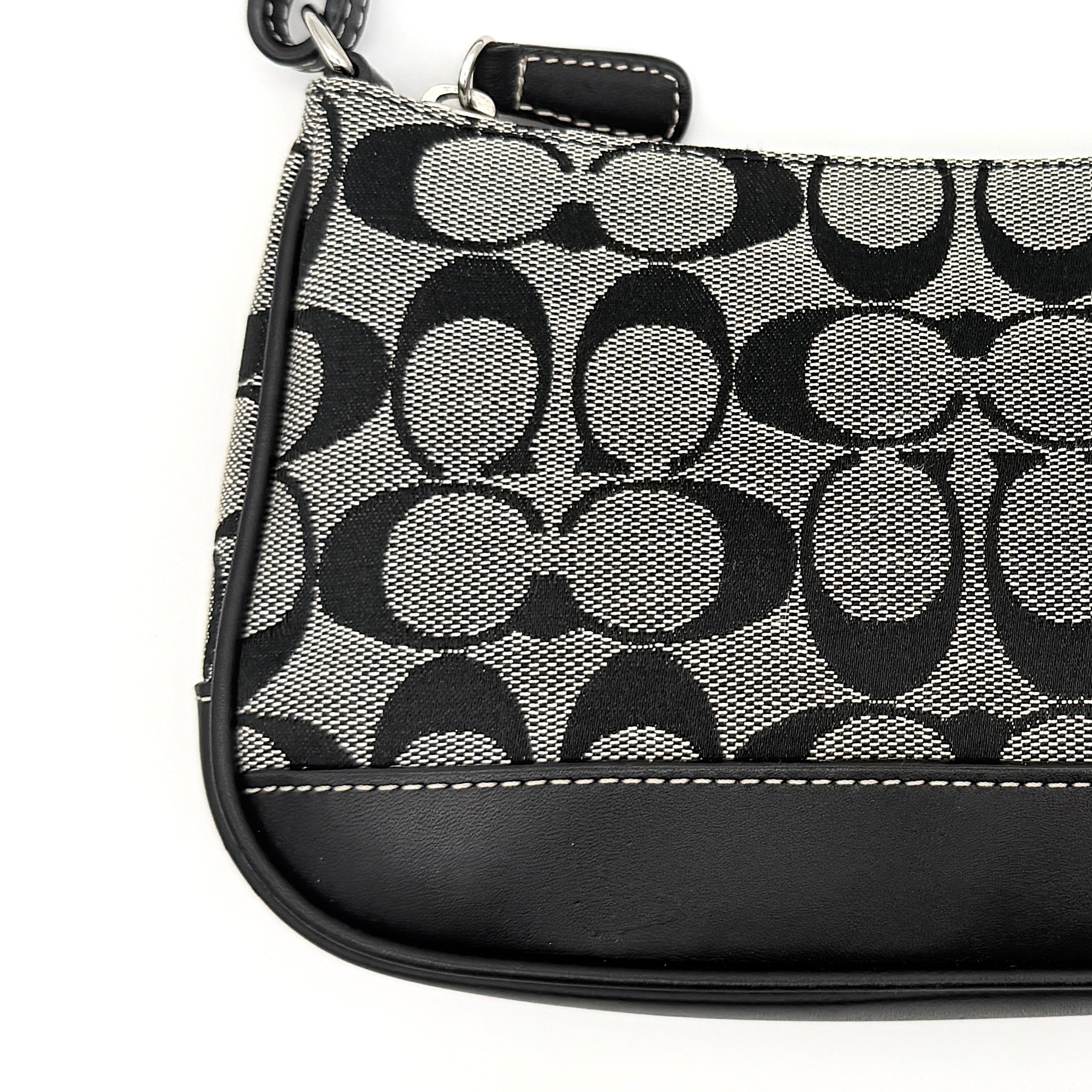 Coach Y2K Demi Shoulder Bag Grey/Black