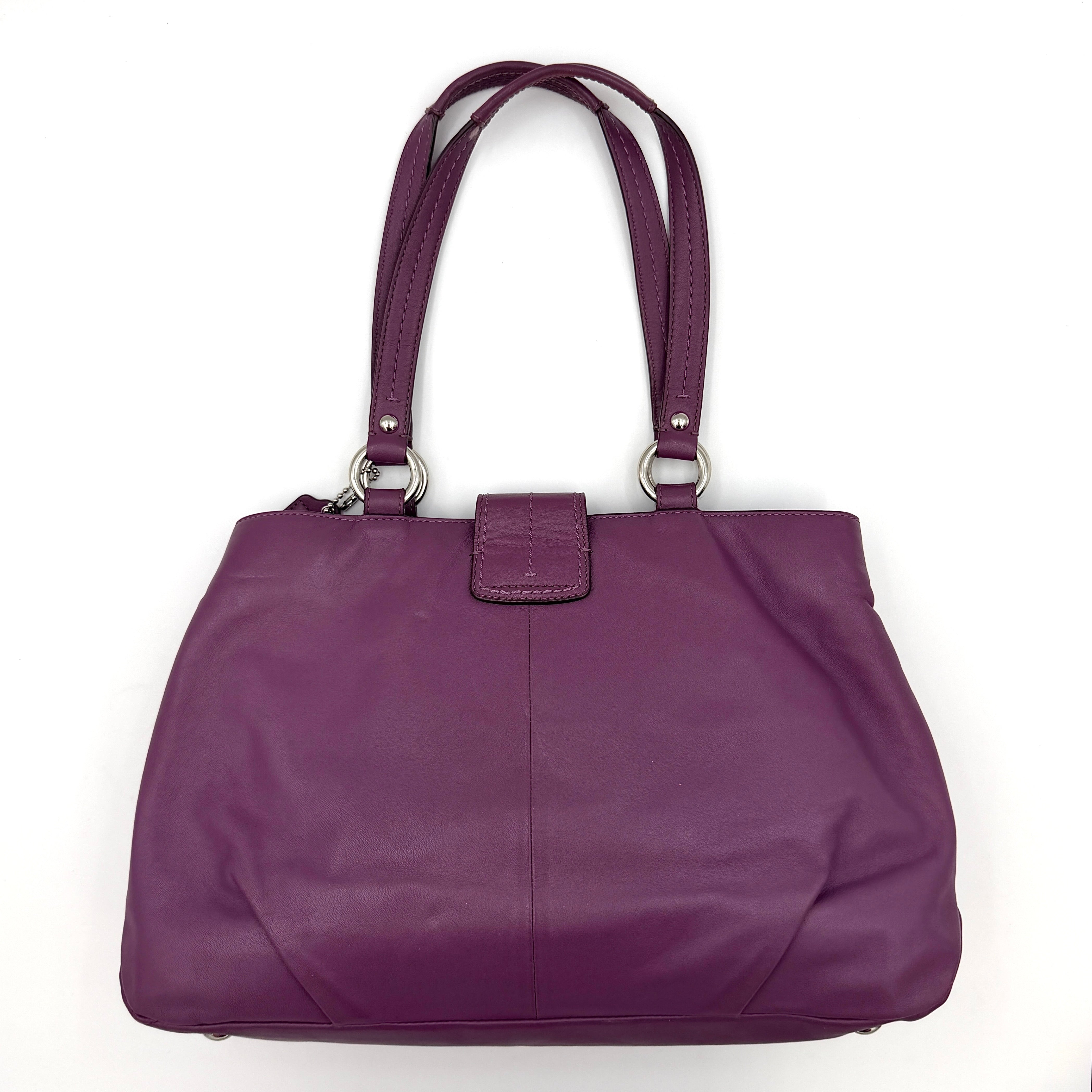 Coach Y2K Soho Buckle Shoulder Bag Purple
