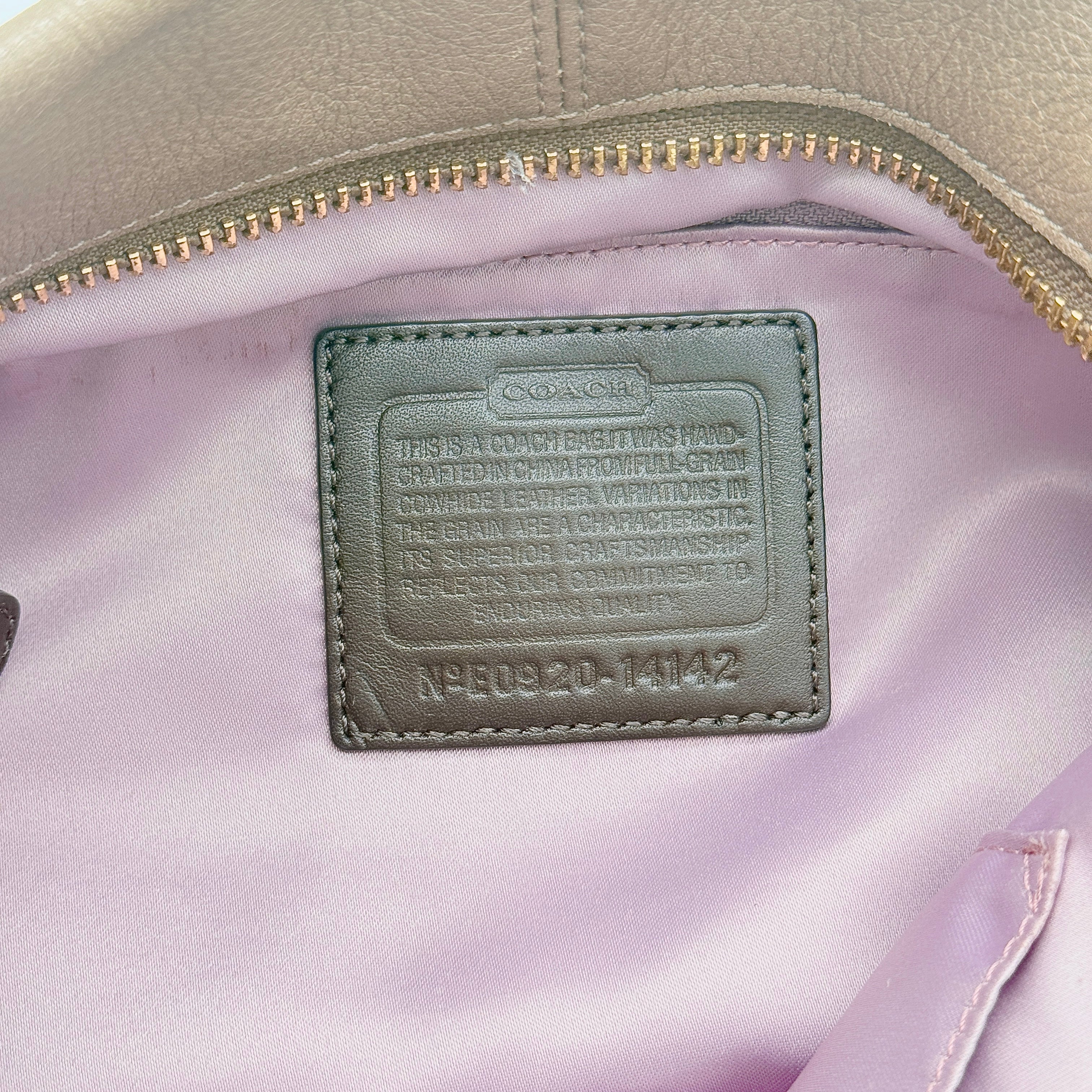 Coach Brooke Hobo Shoulder Bag Brown