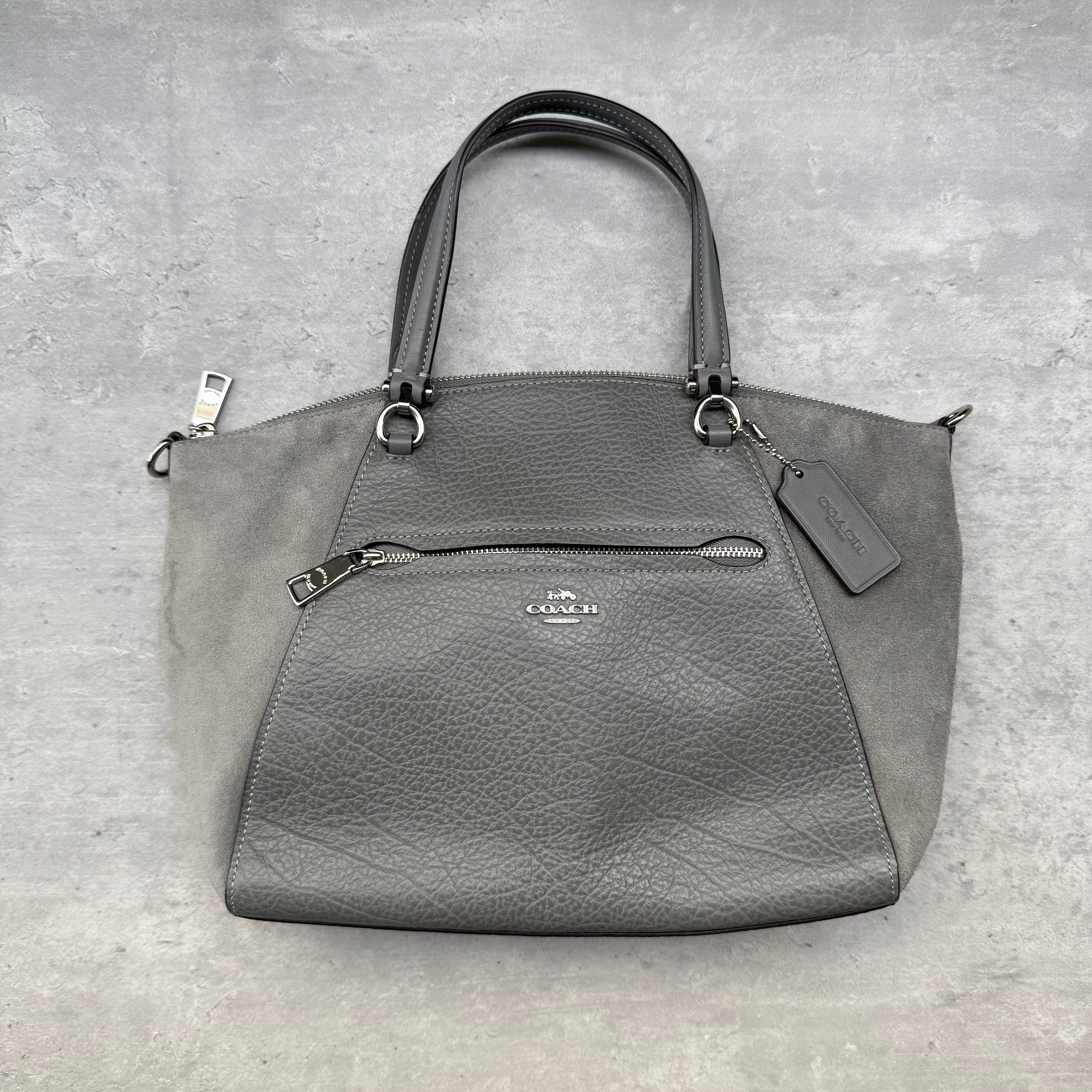 Coach Prairie Satchel ShoulderBag Grey