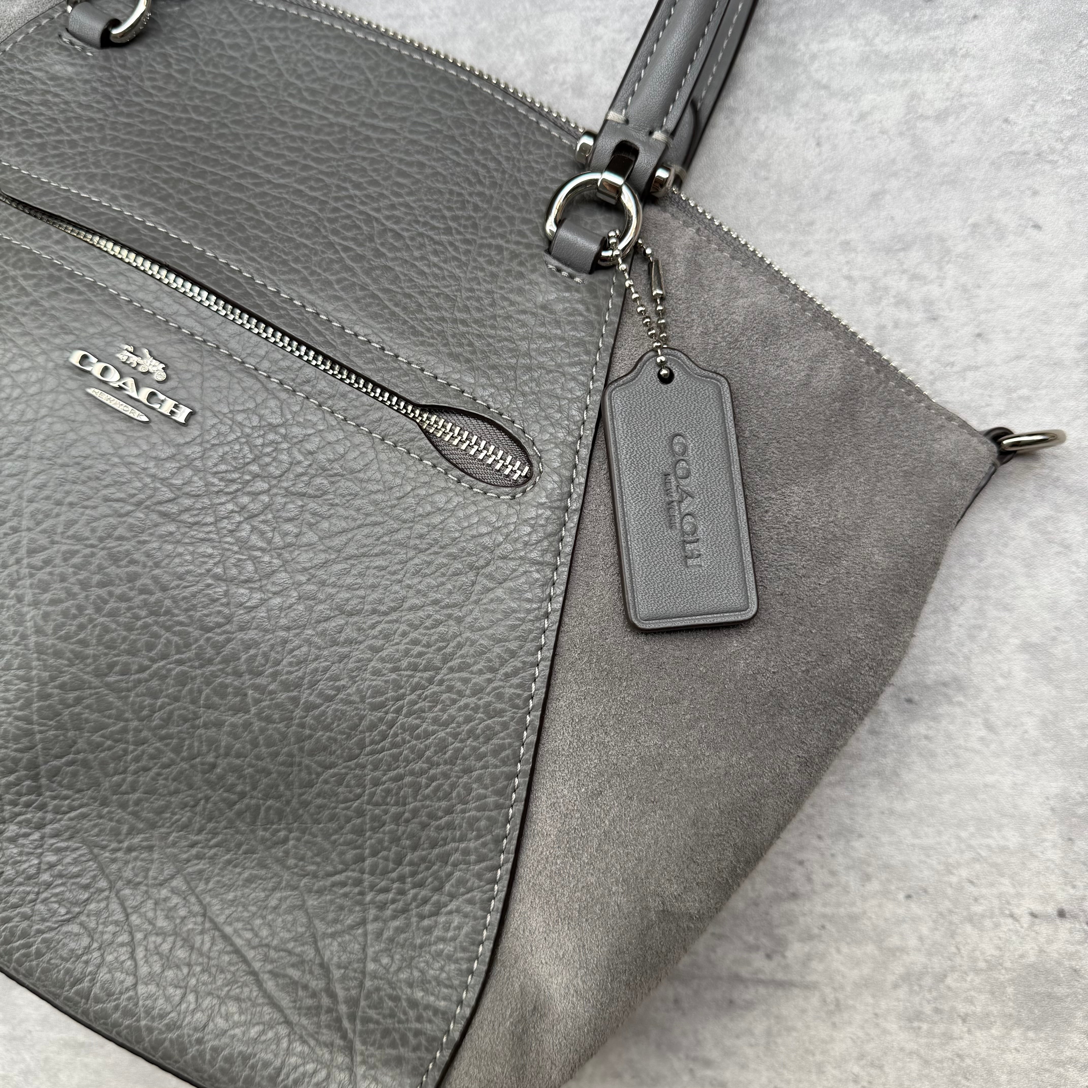 Coach Prairie Satchel ShoulderBag Grey