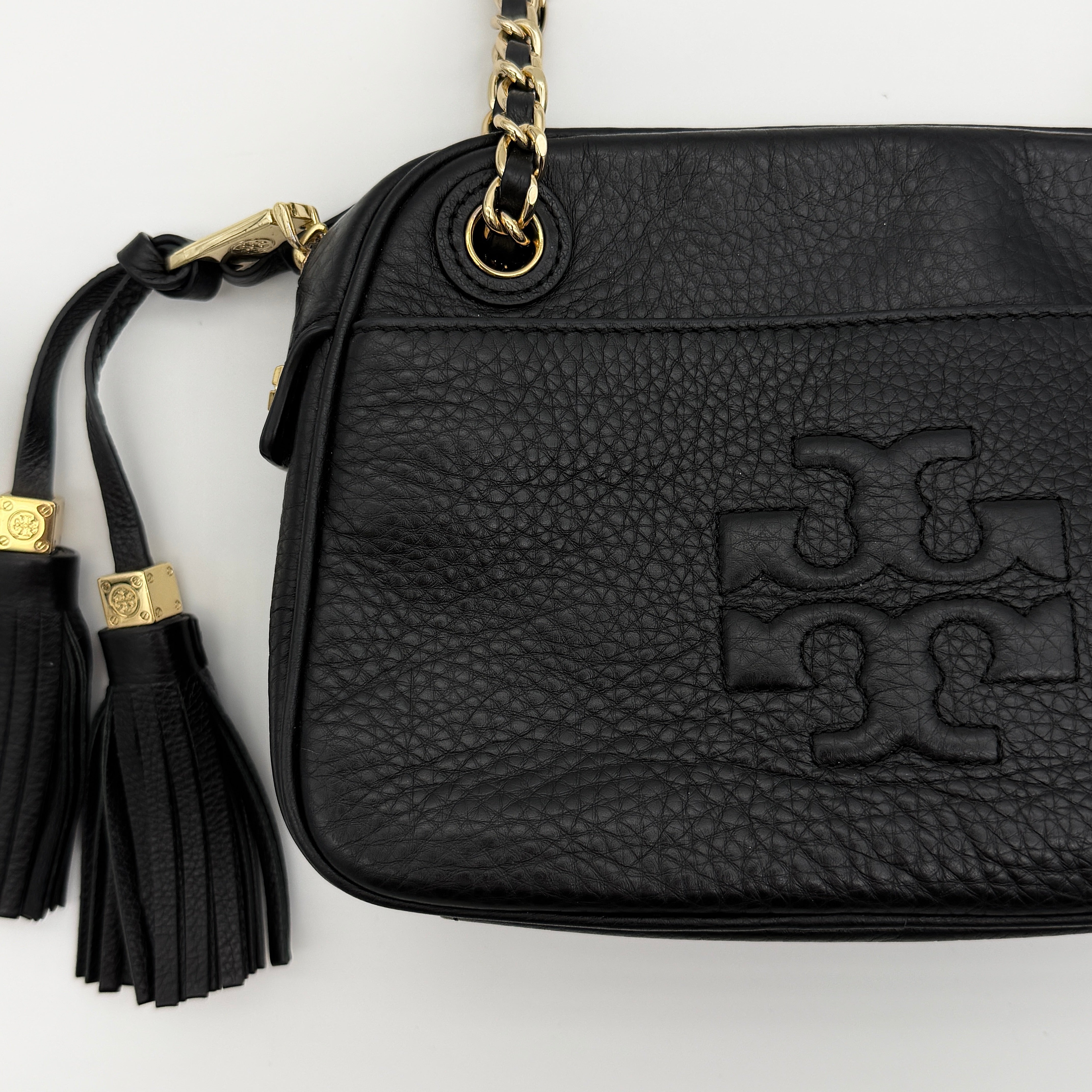 Tory Burch Thea Chain Shoulder Bag Black