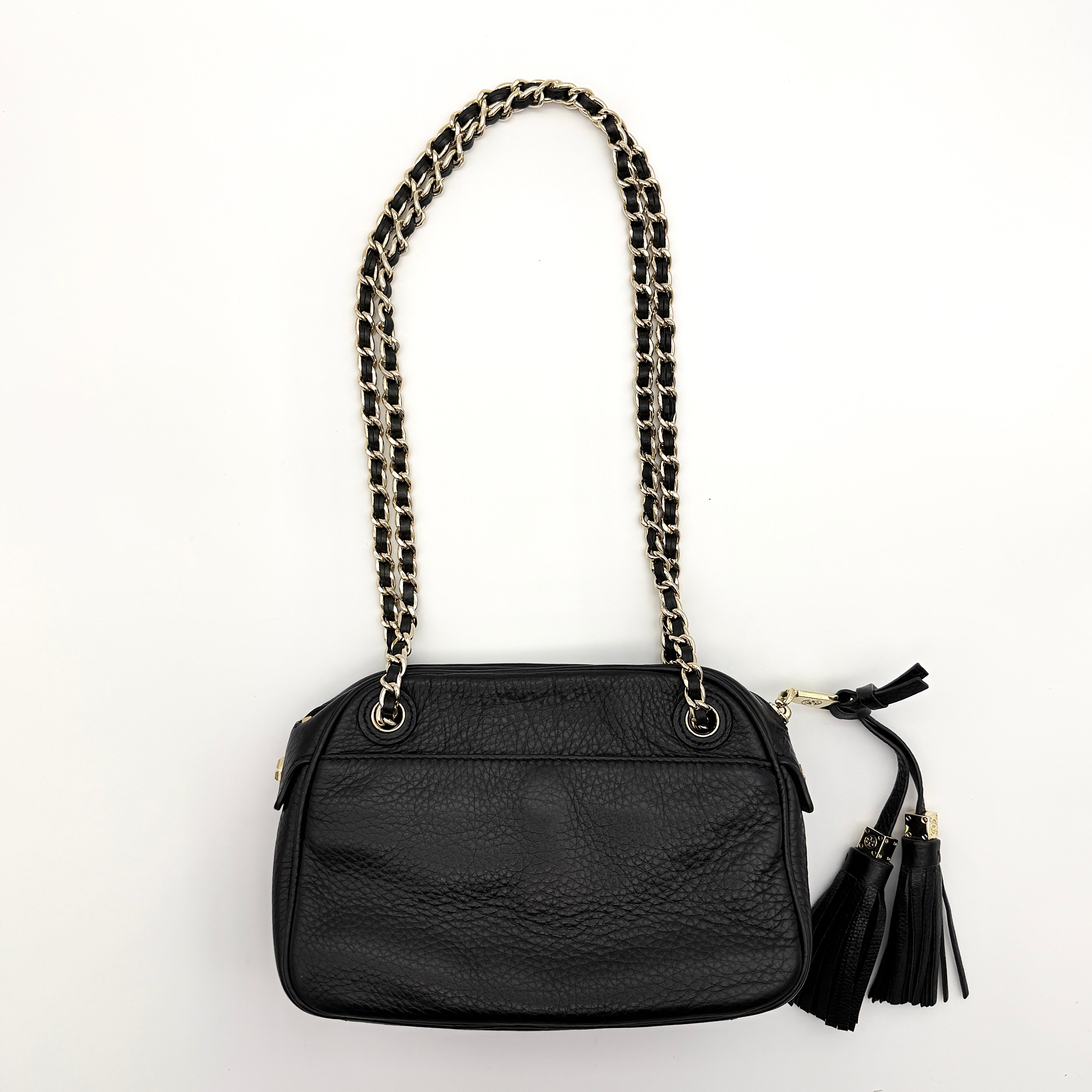 Tory Burch Thea Chain Shoulder Bag Black