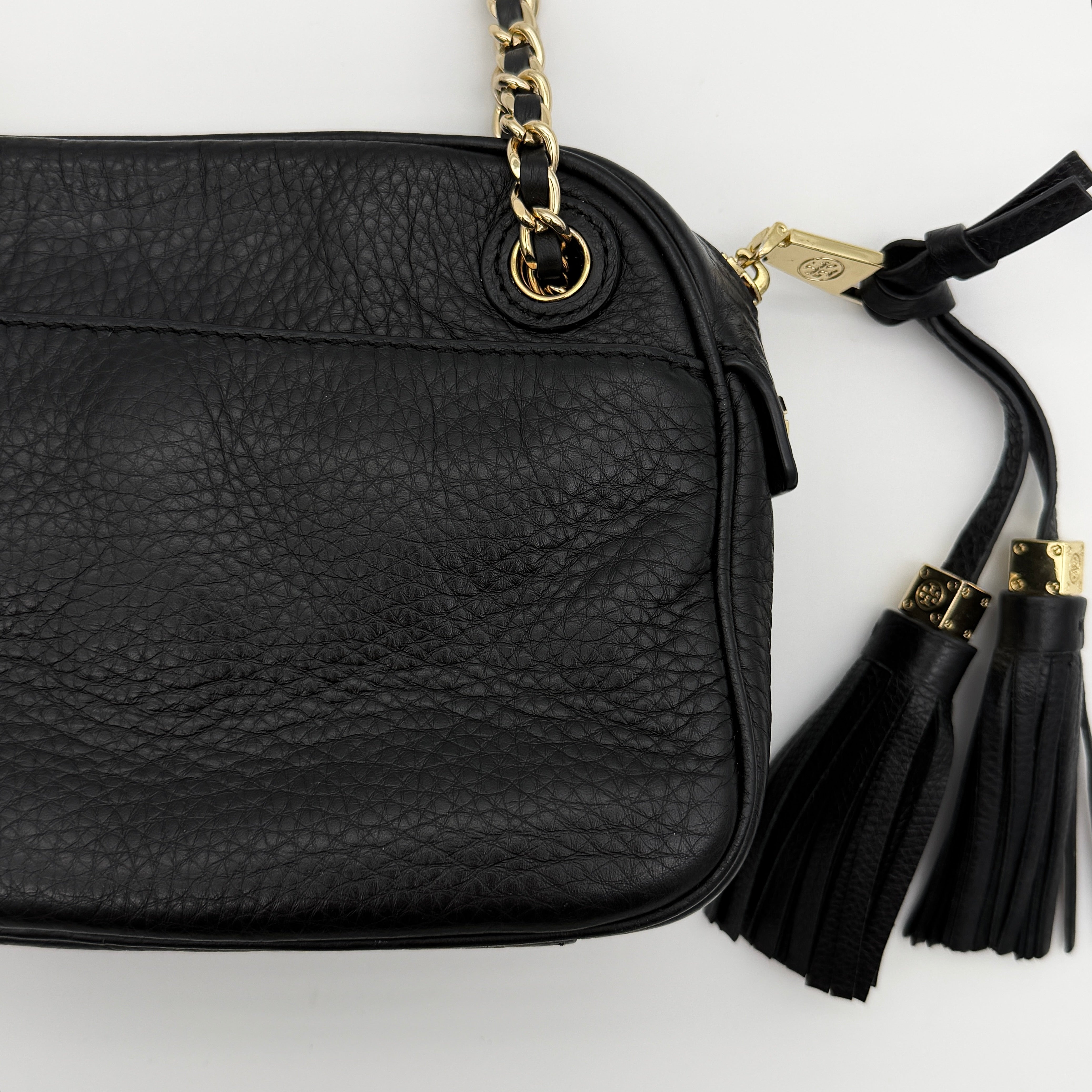 Tory Burch Thea Chain Shoulder Bag Black