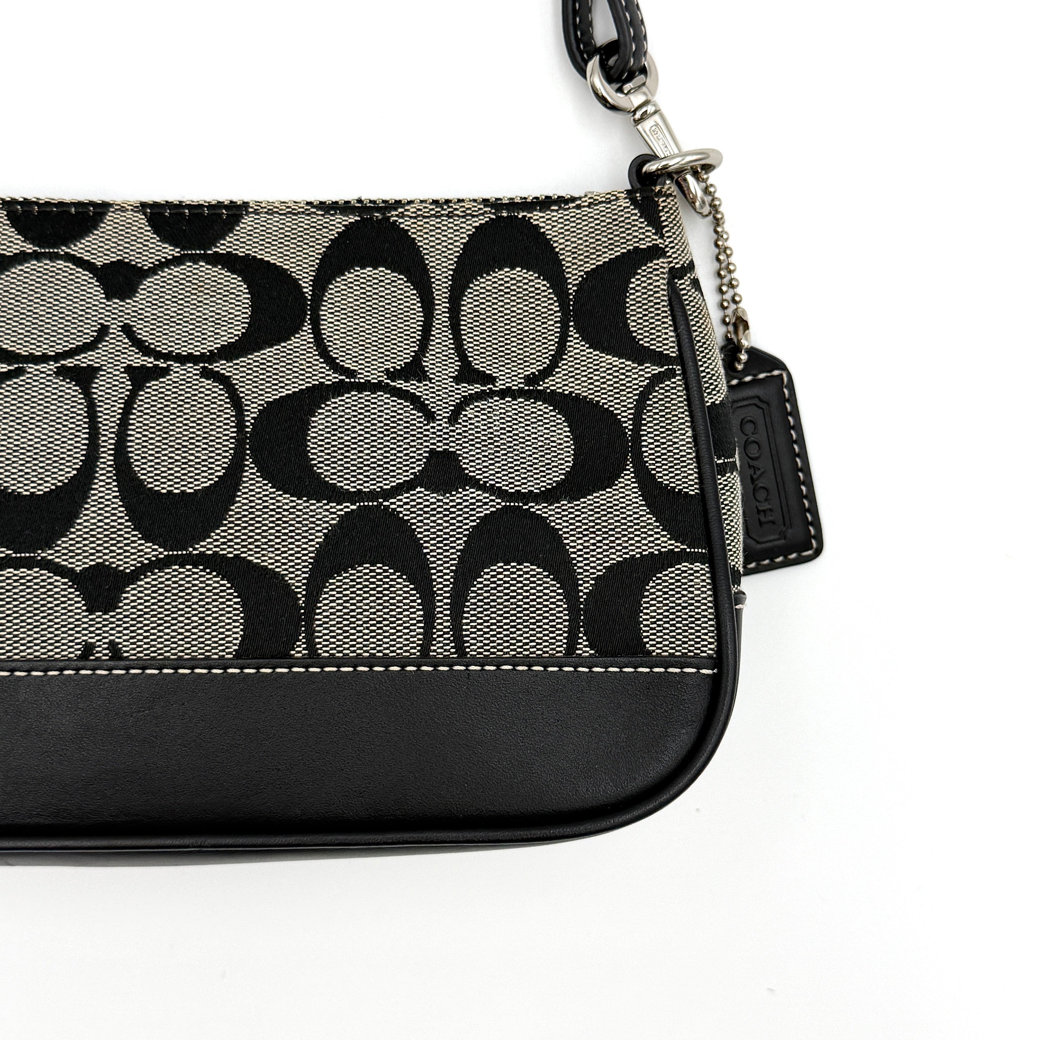 Coach Y2K Demi Shoulder Bag Black/Grey