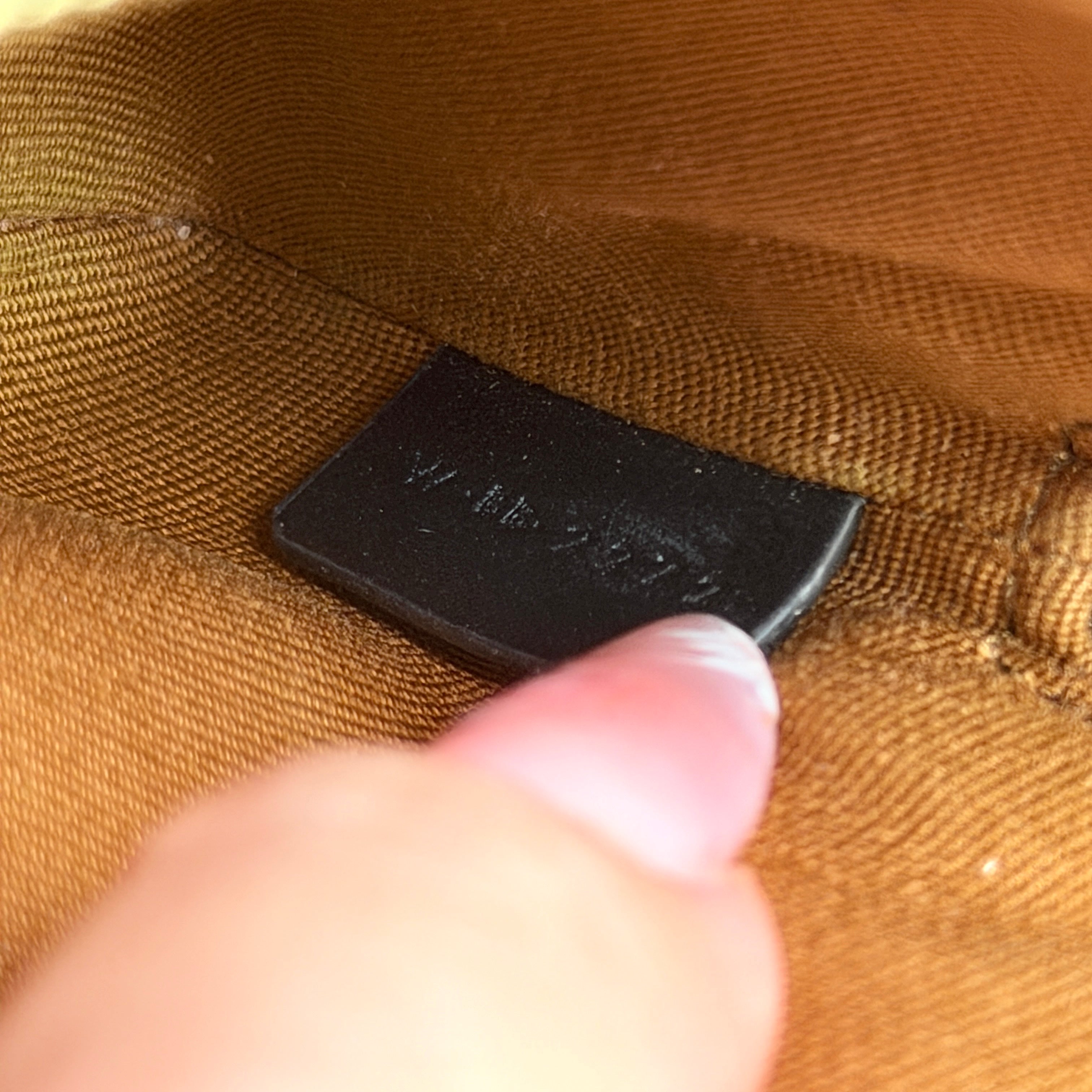Celine Triomphe Monogram Coin Purse Brown