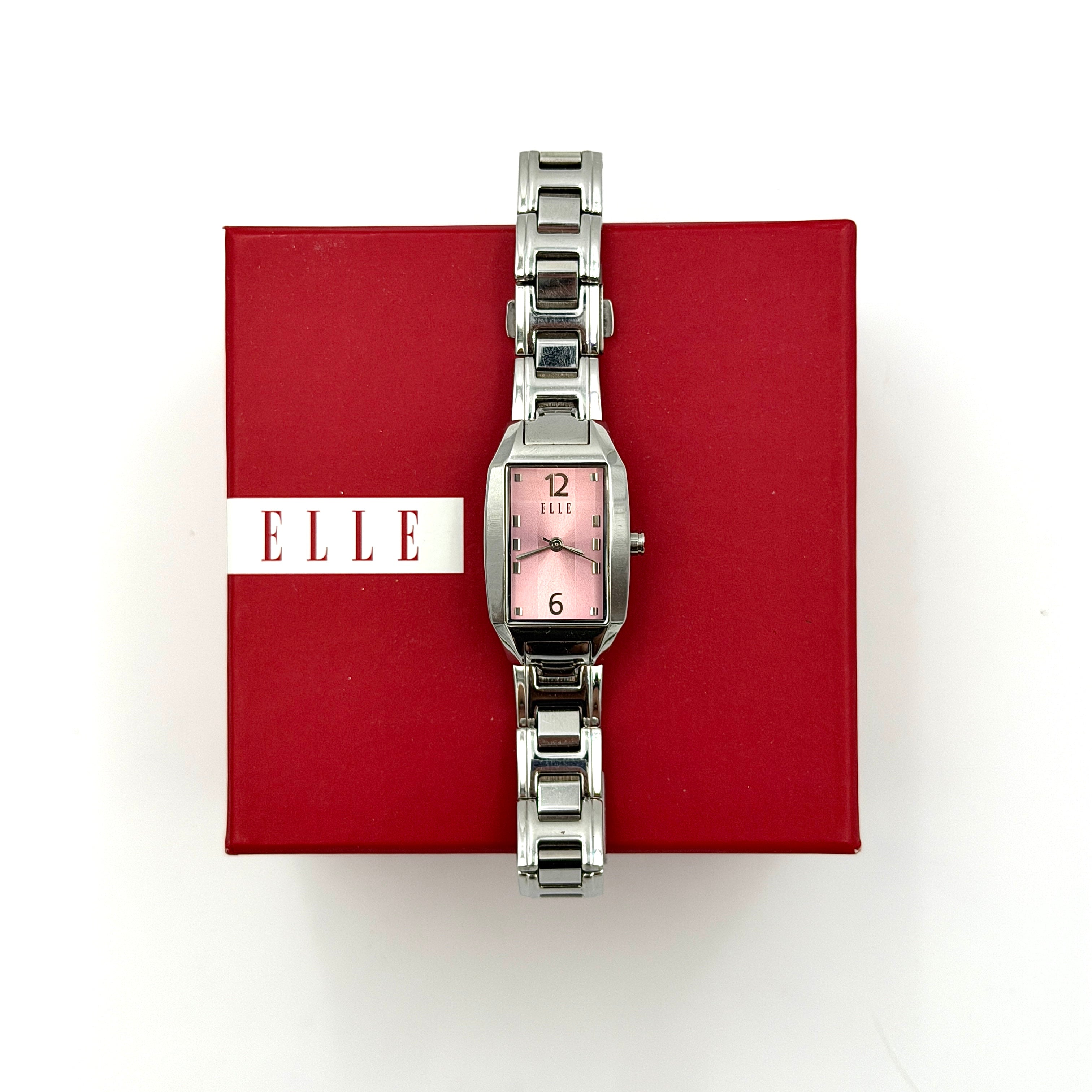Elle Pink Dial EB037 Stainless Steel Watch