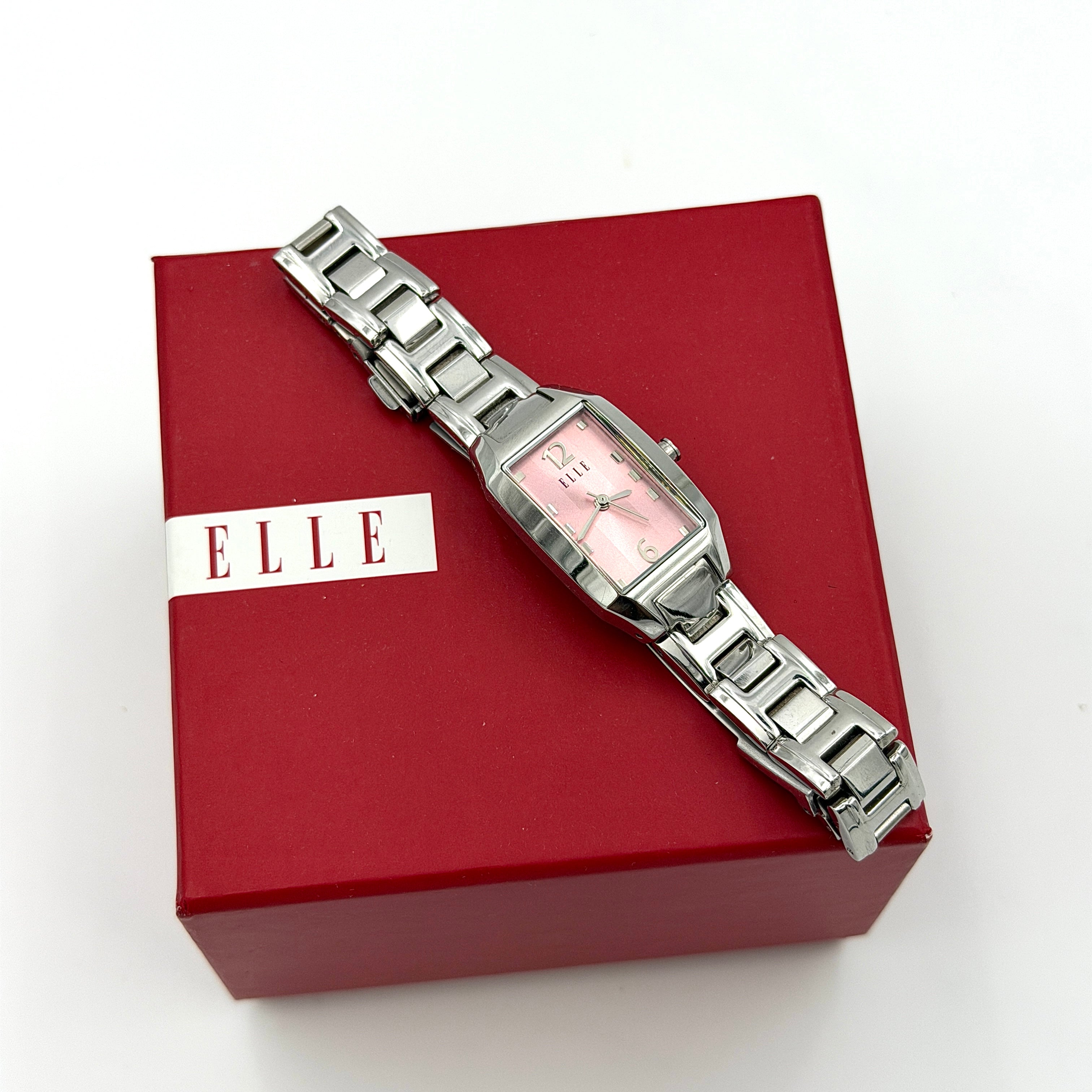 Elle Pink Dial EB037 Stainless Steel Watch