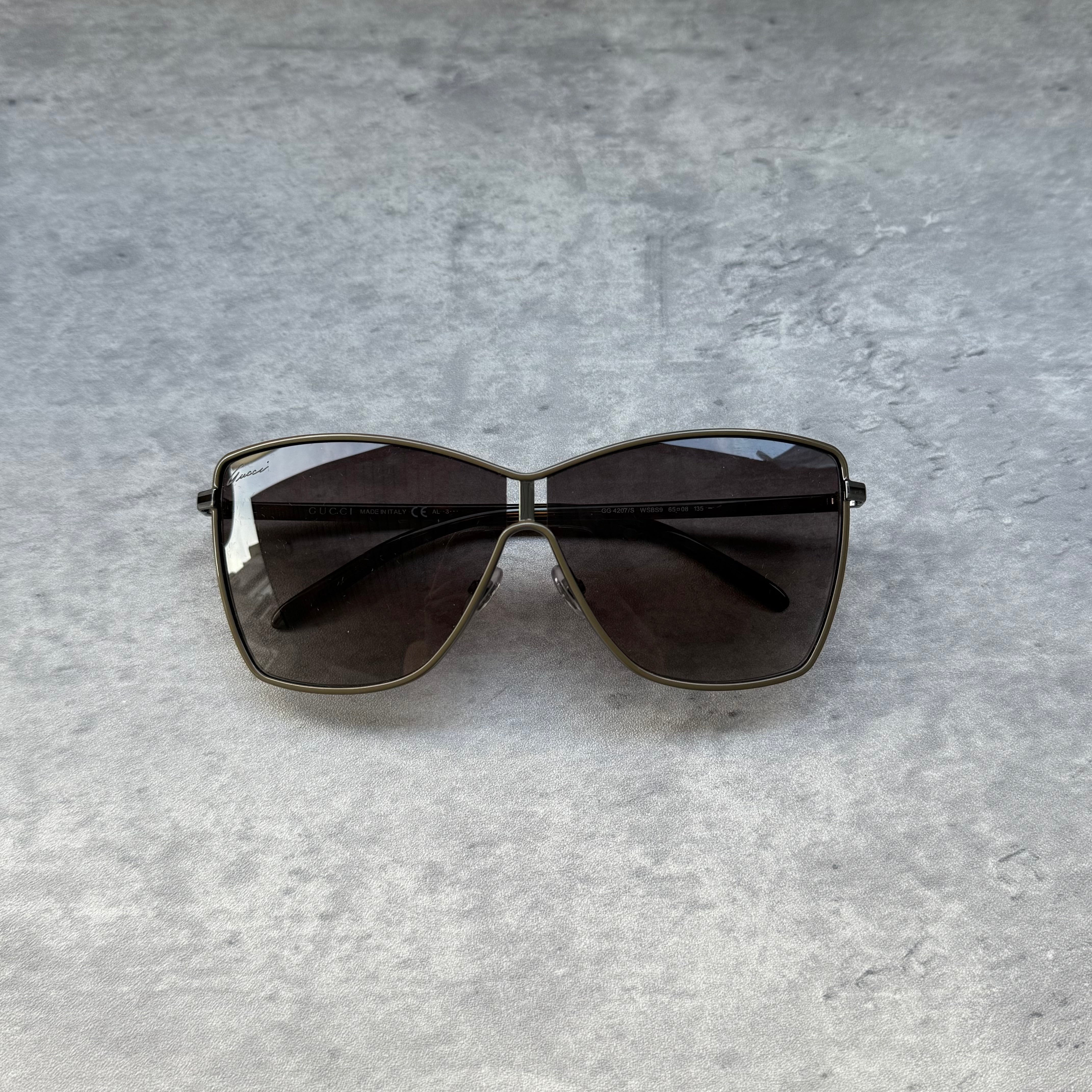 Gucci Oversized Square Sunglasses Brown