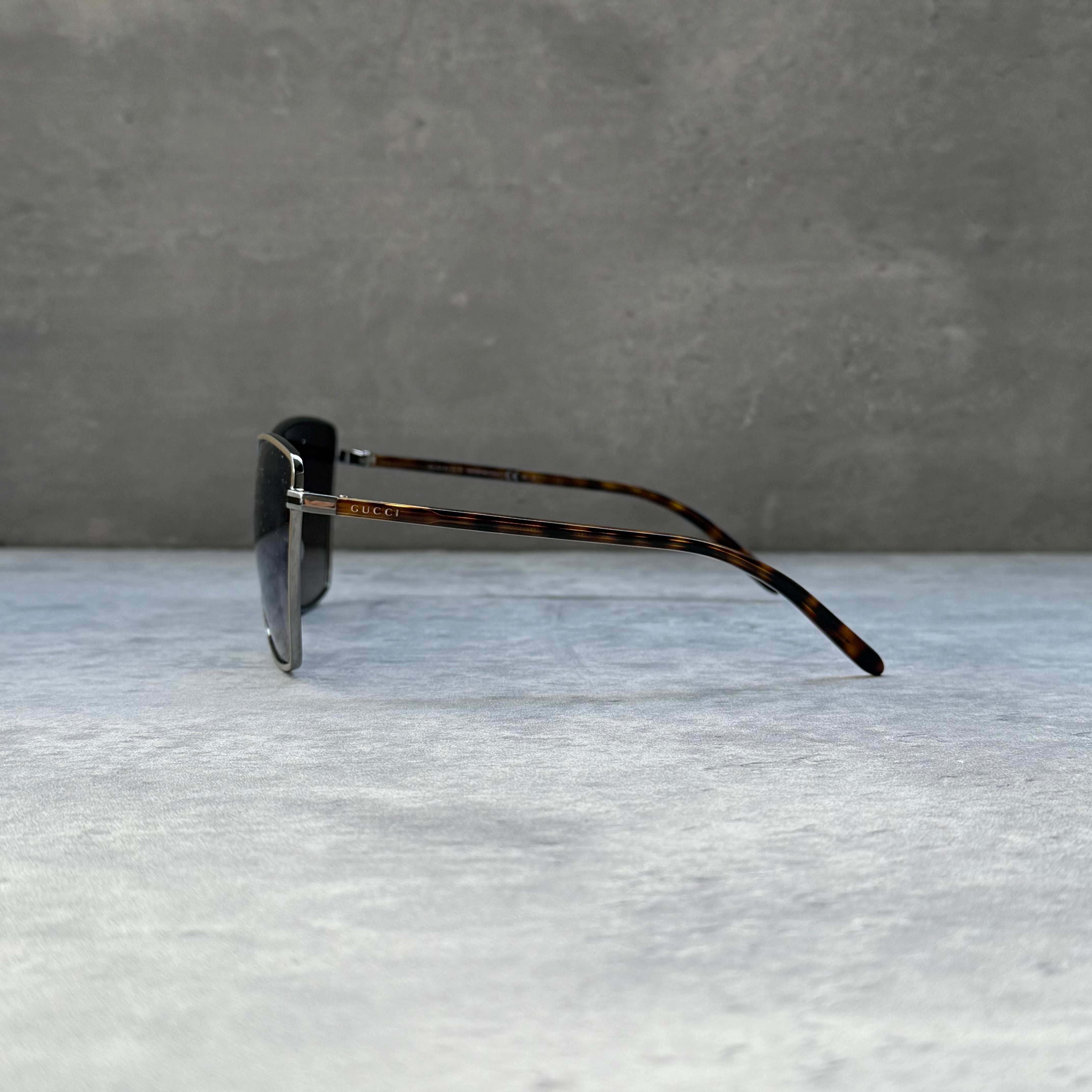 Gucci Oversized Square Sunglasses Brown