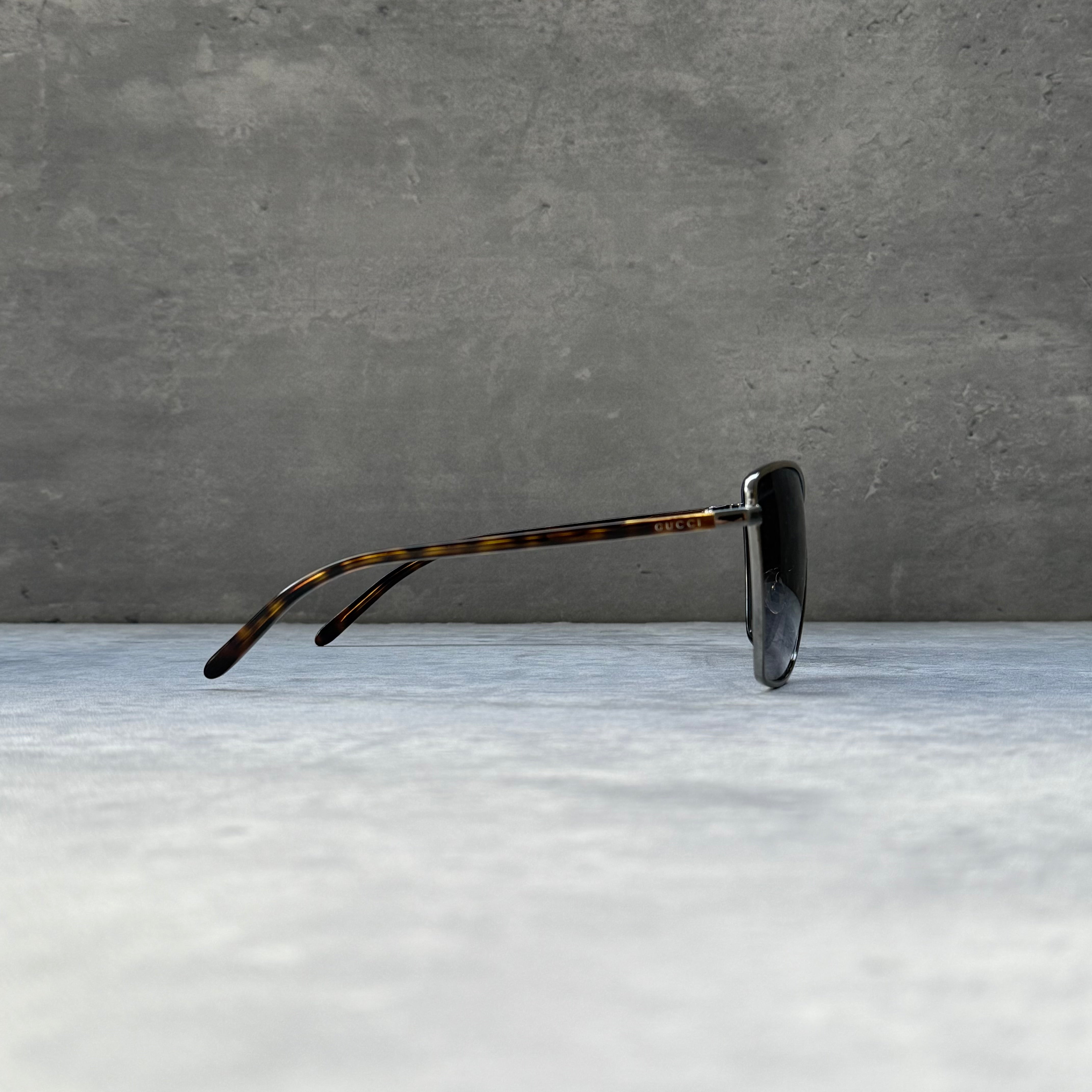 Gucci Oversized Square Sunglasses Brown