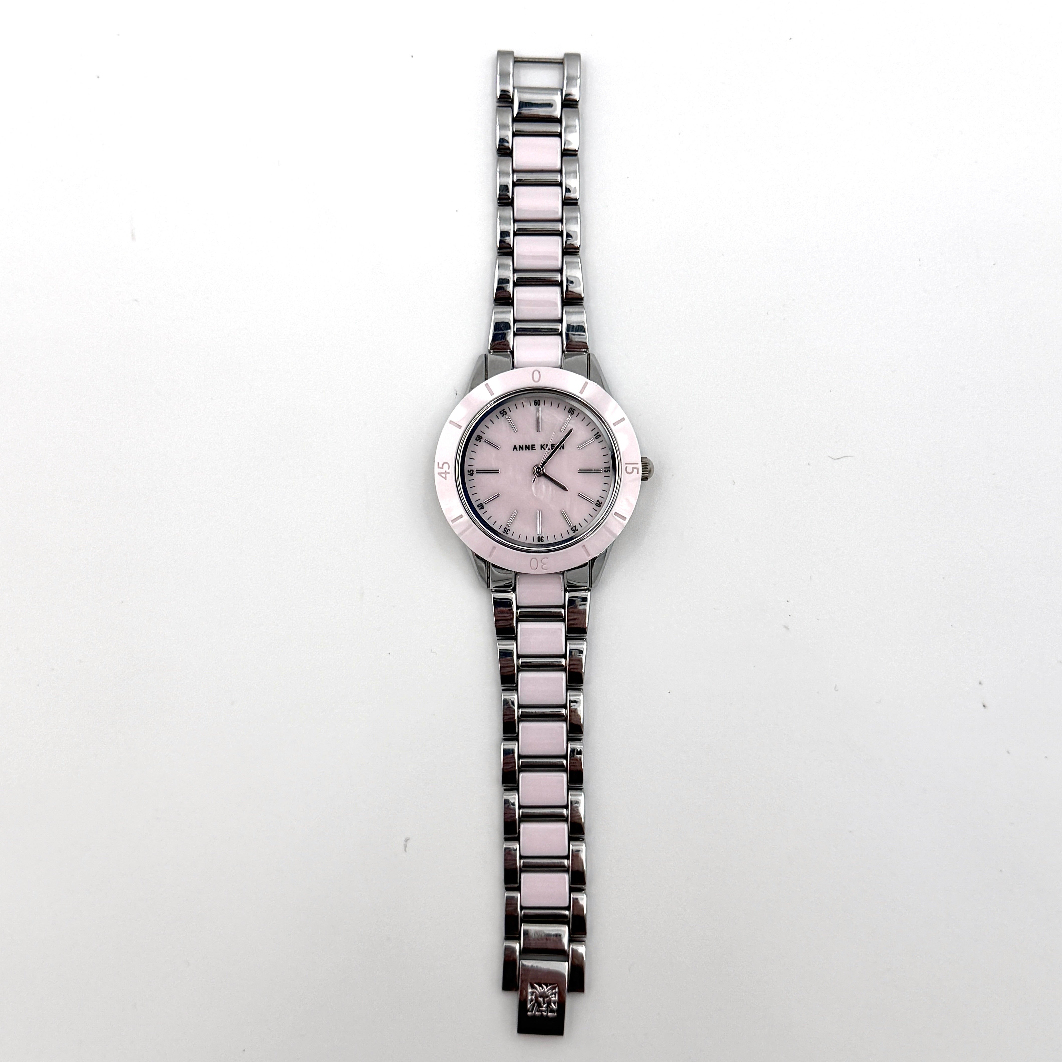 Anne Klein AK/3161 Stainless Steel Watch Pink/Silver
