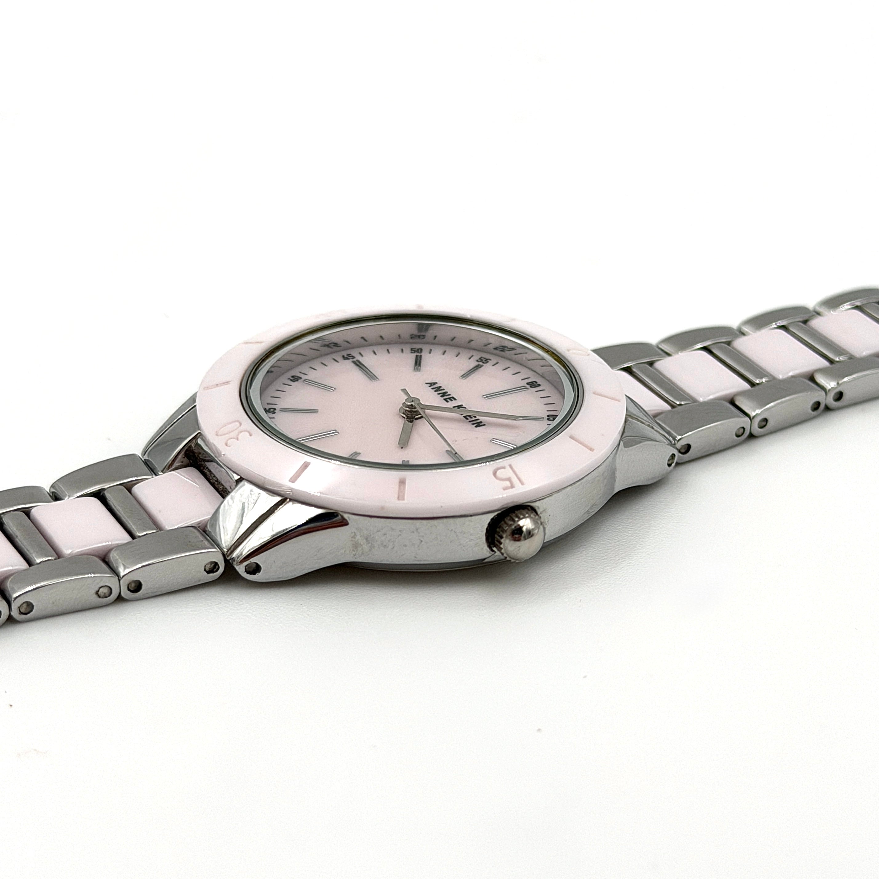 Anne Klein AK/3161 Stainless Steel Watch Pink/Silver