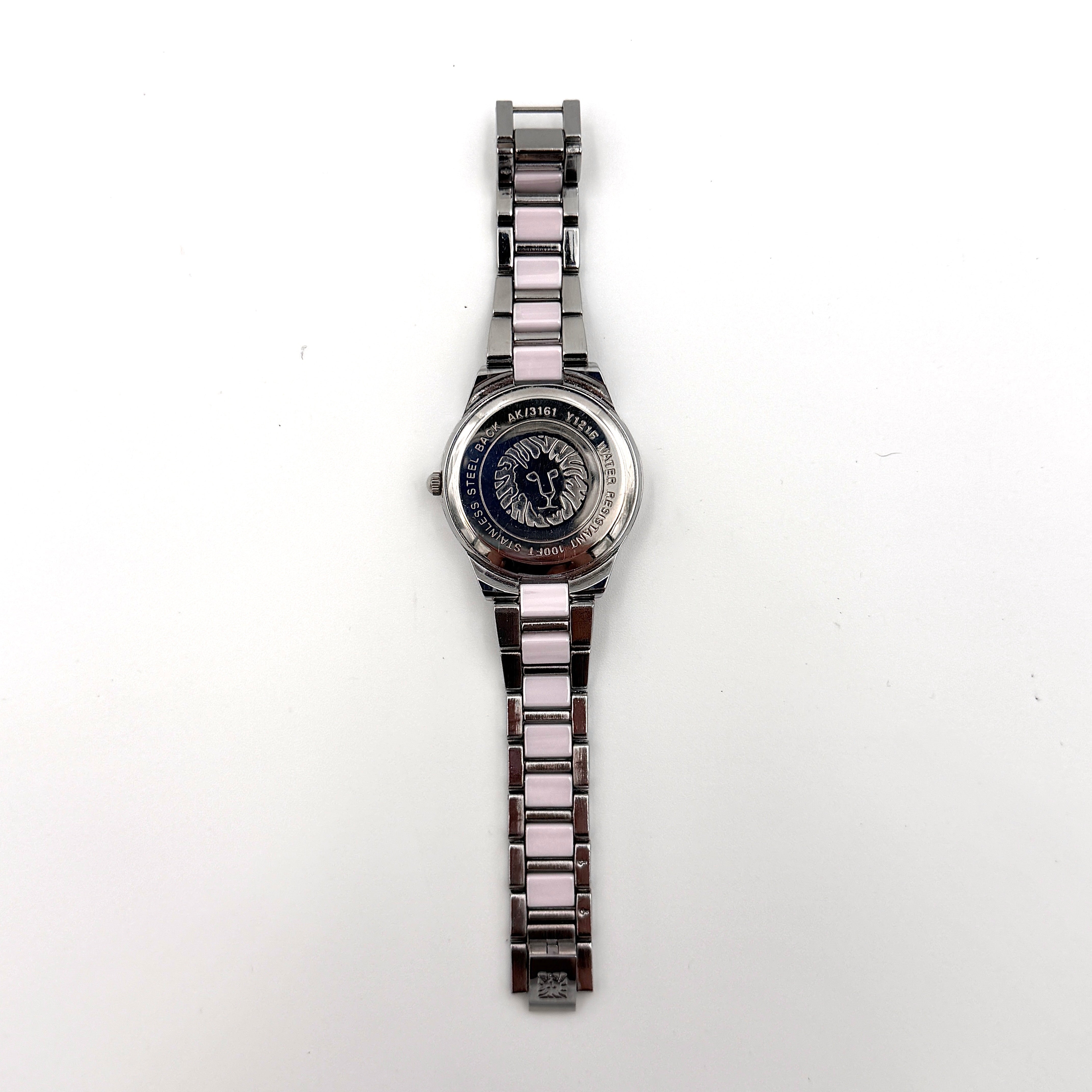 Anne Klein AK/3161 Stainless Steel Watch Pink/Silver