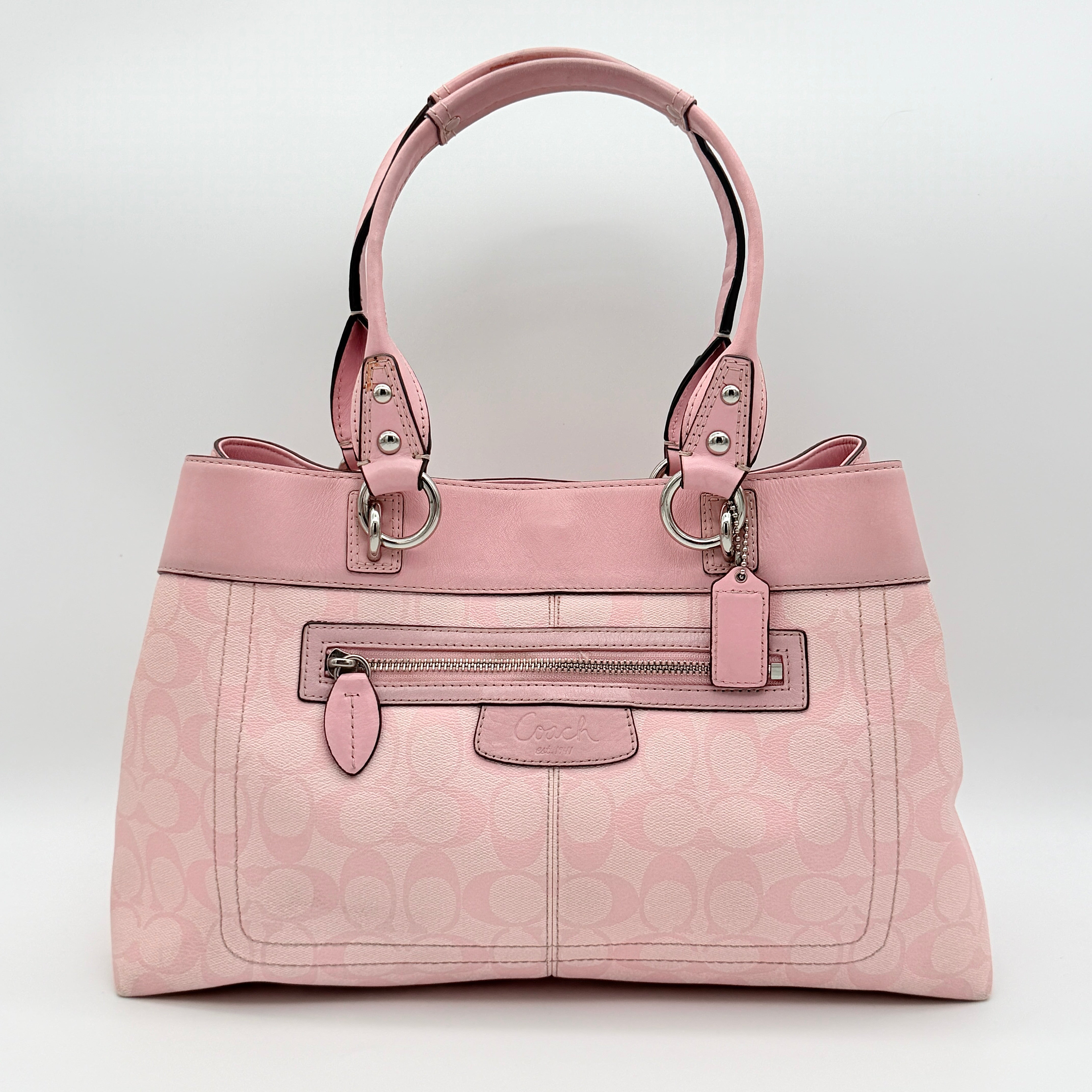 Coach Signature Penelope Shoulder Bag Pink