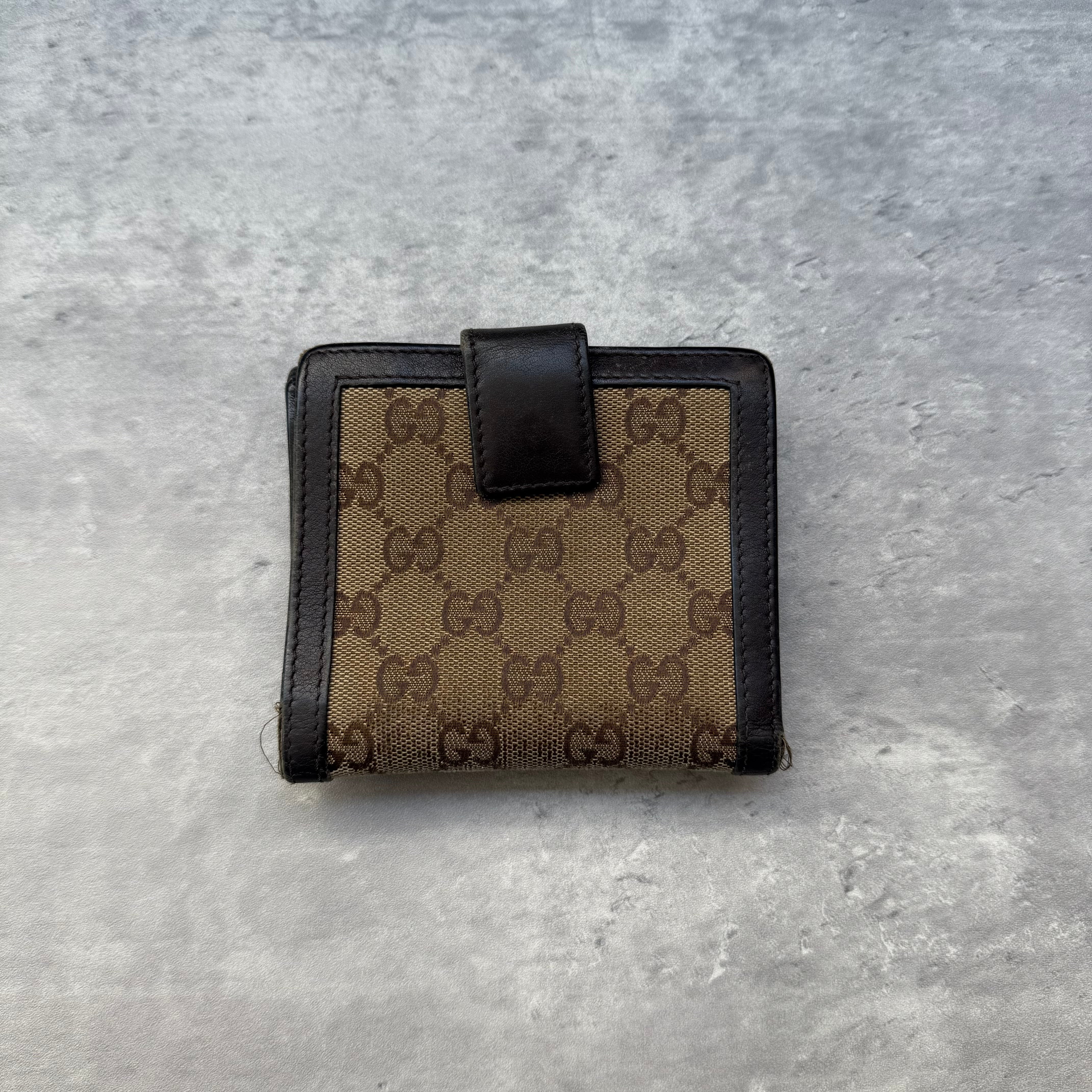 Gucci GG Monogram Small Wallet Beige