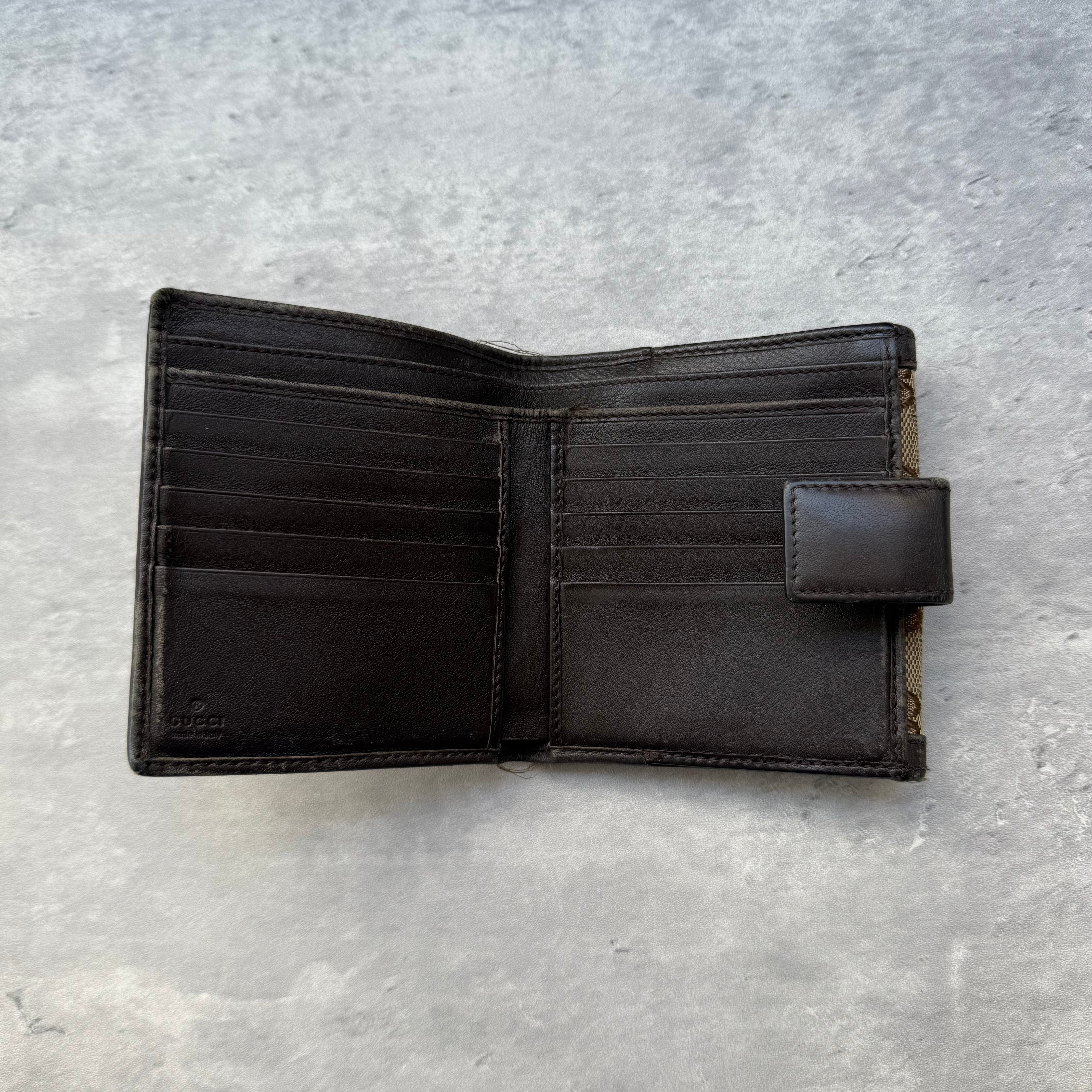 Gucci GG Monogram Small Wallet Beige