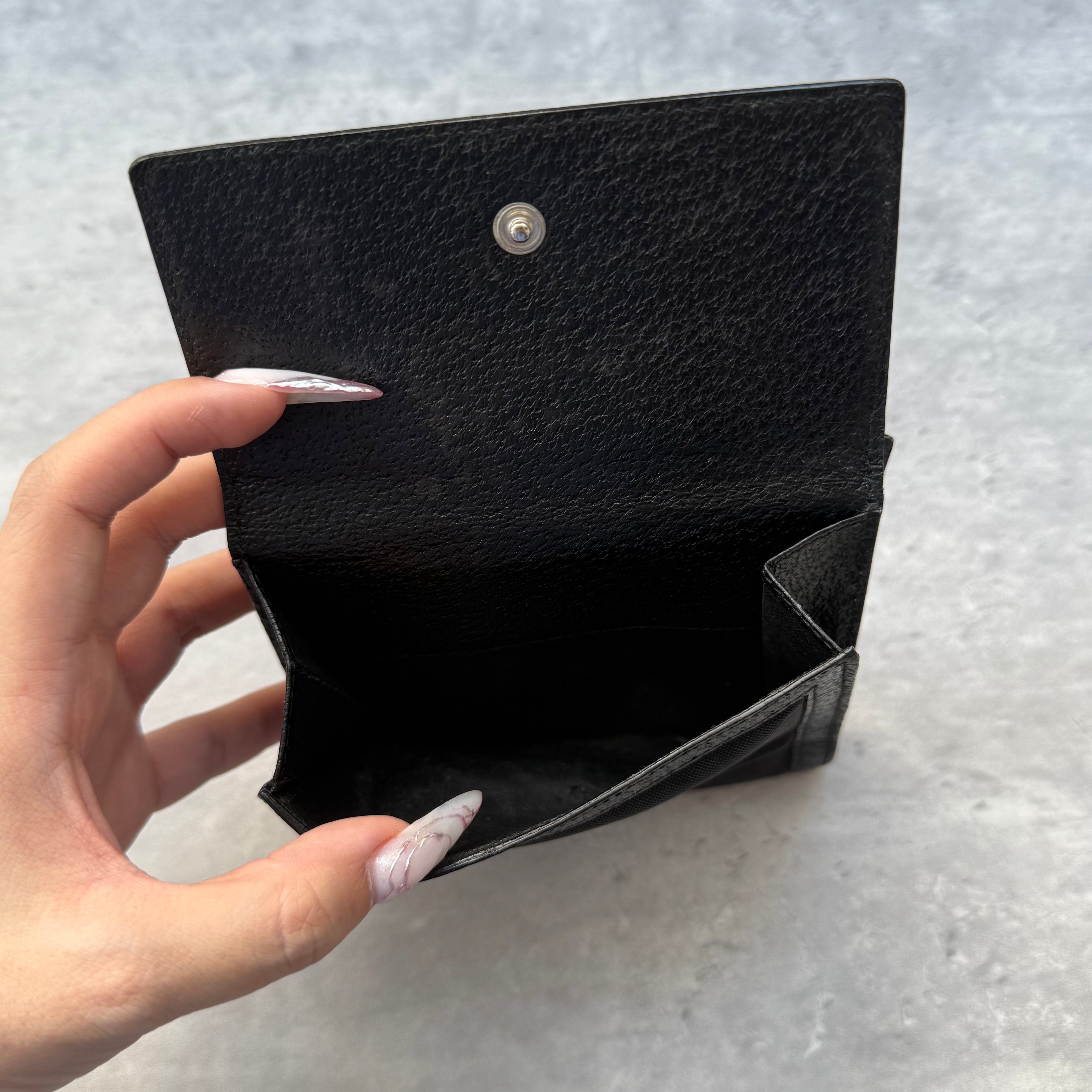 Gucci Compact Small Wallet Black