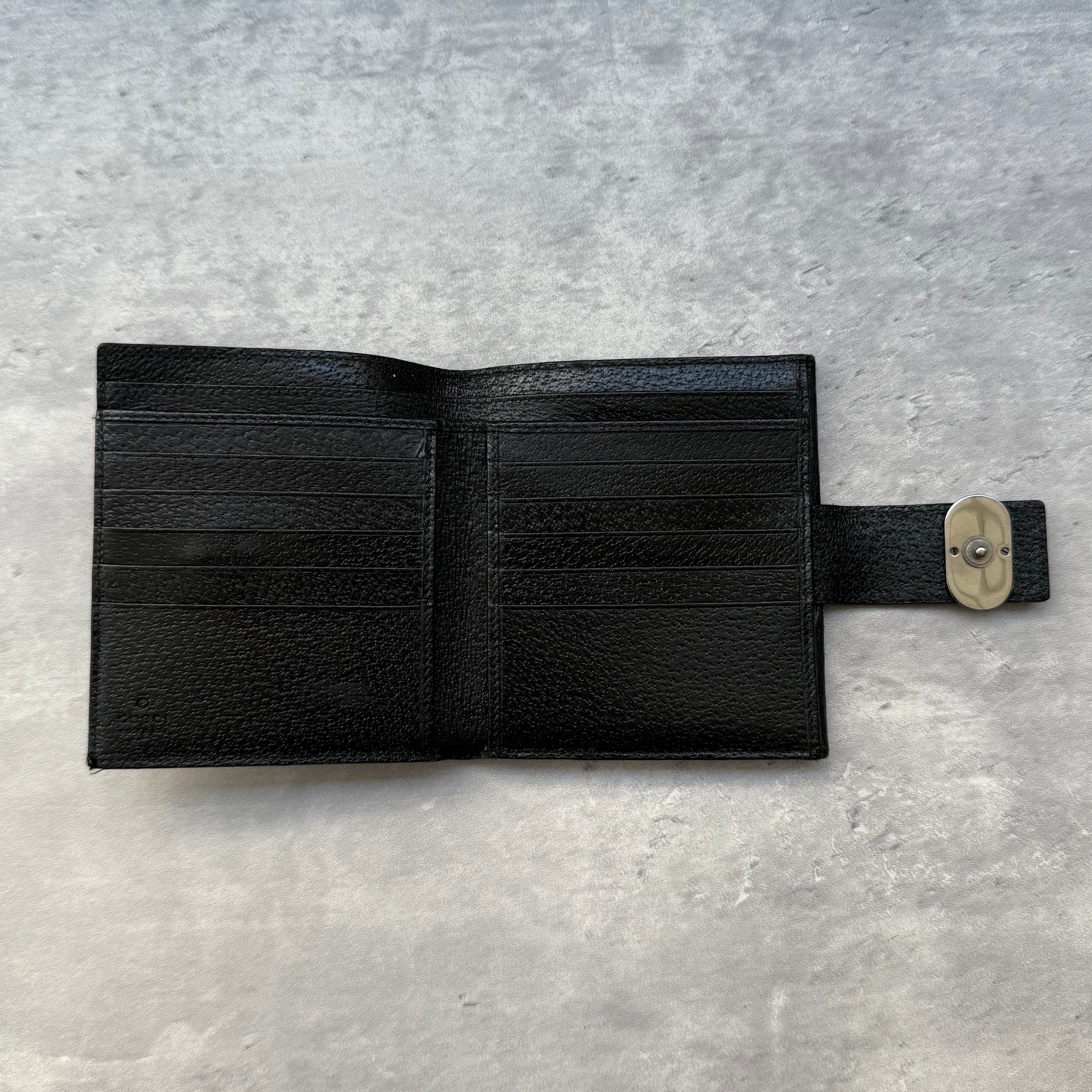 Gucci Compact Small Wallet Black
