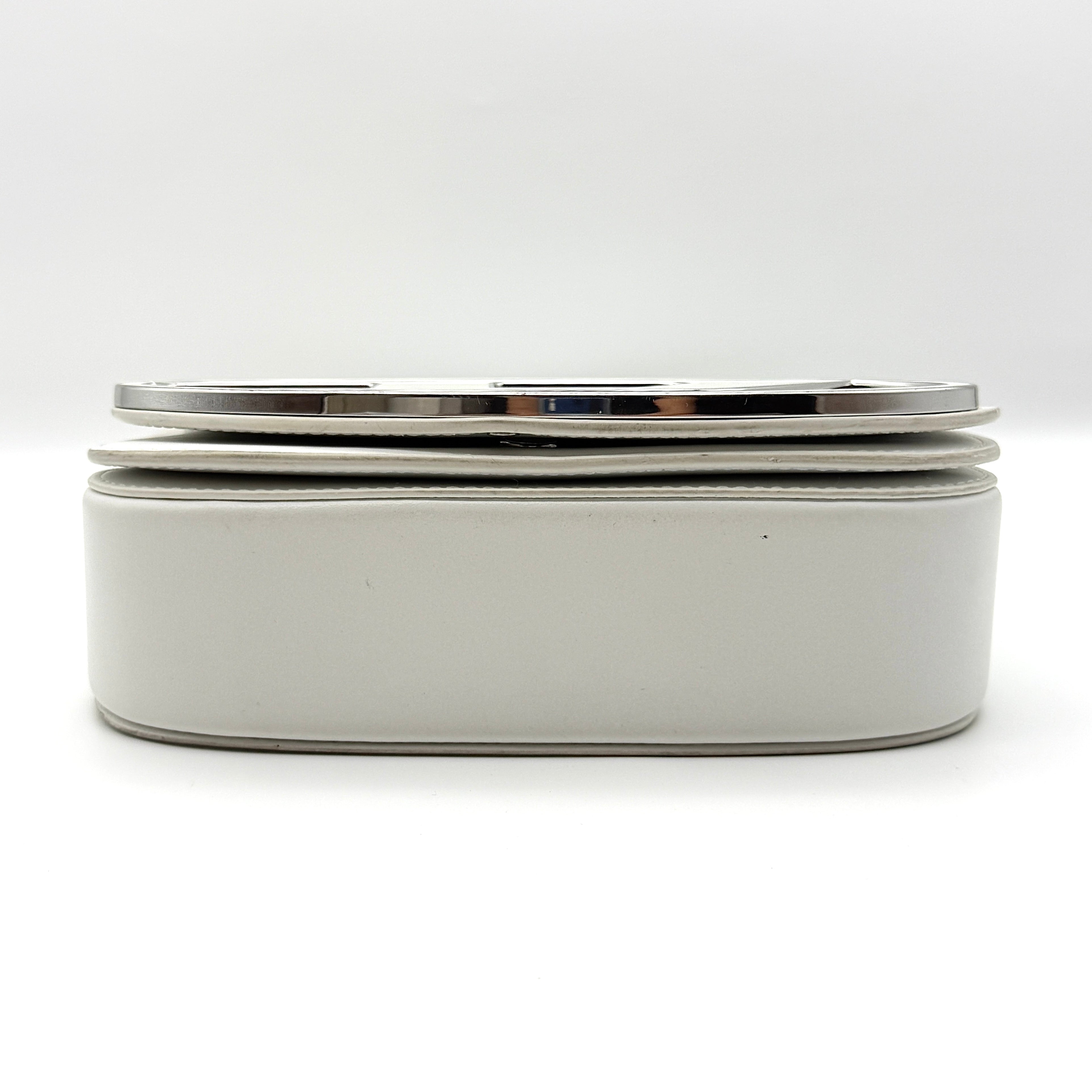 Diesel 1DR Plaque Shoulder Bag White