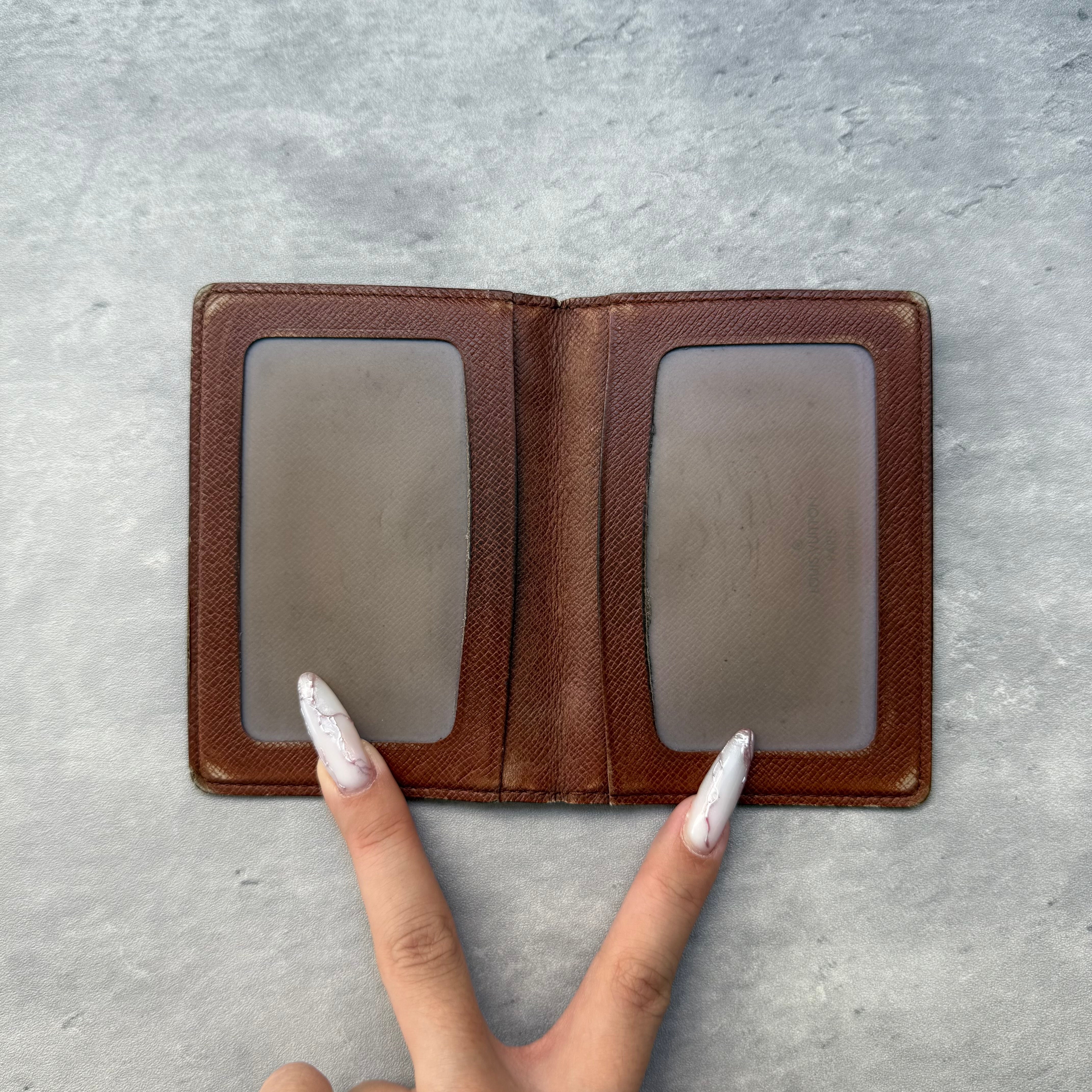 Louis Vuitton Monogram ID/Card Holder Brown