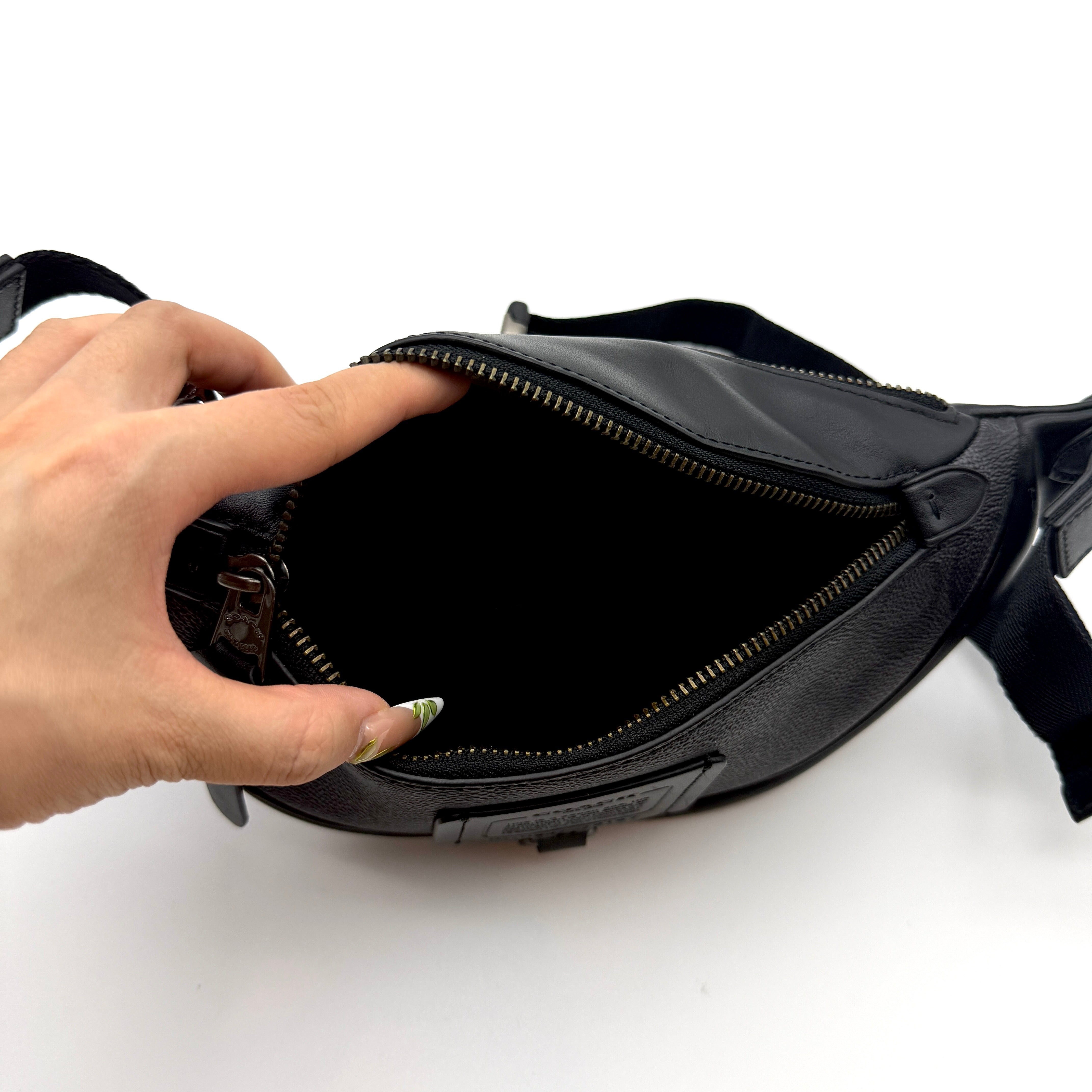 Coach Signature Rivington Belt Bag Black