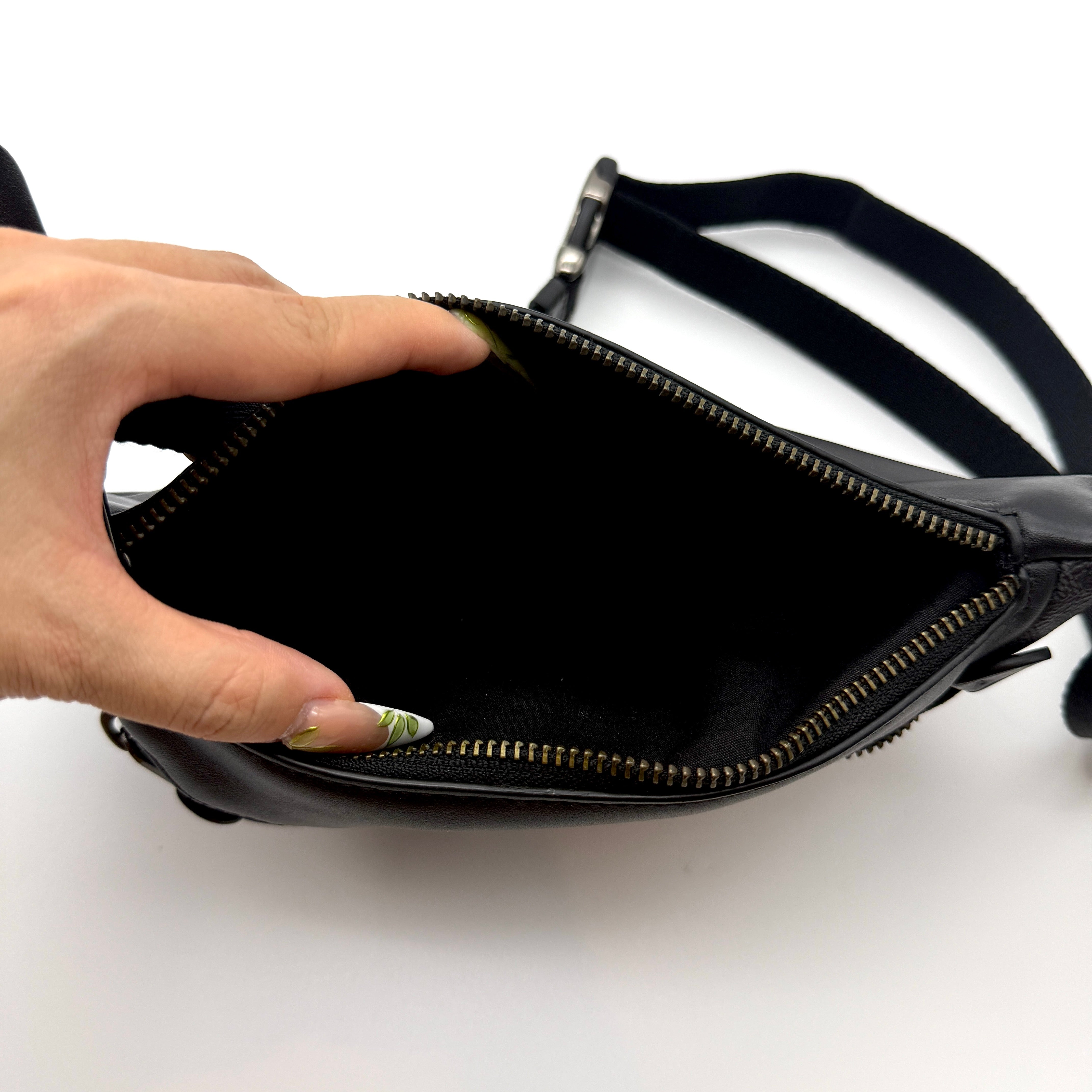 Coach Signature Rivington Belt Bag Black